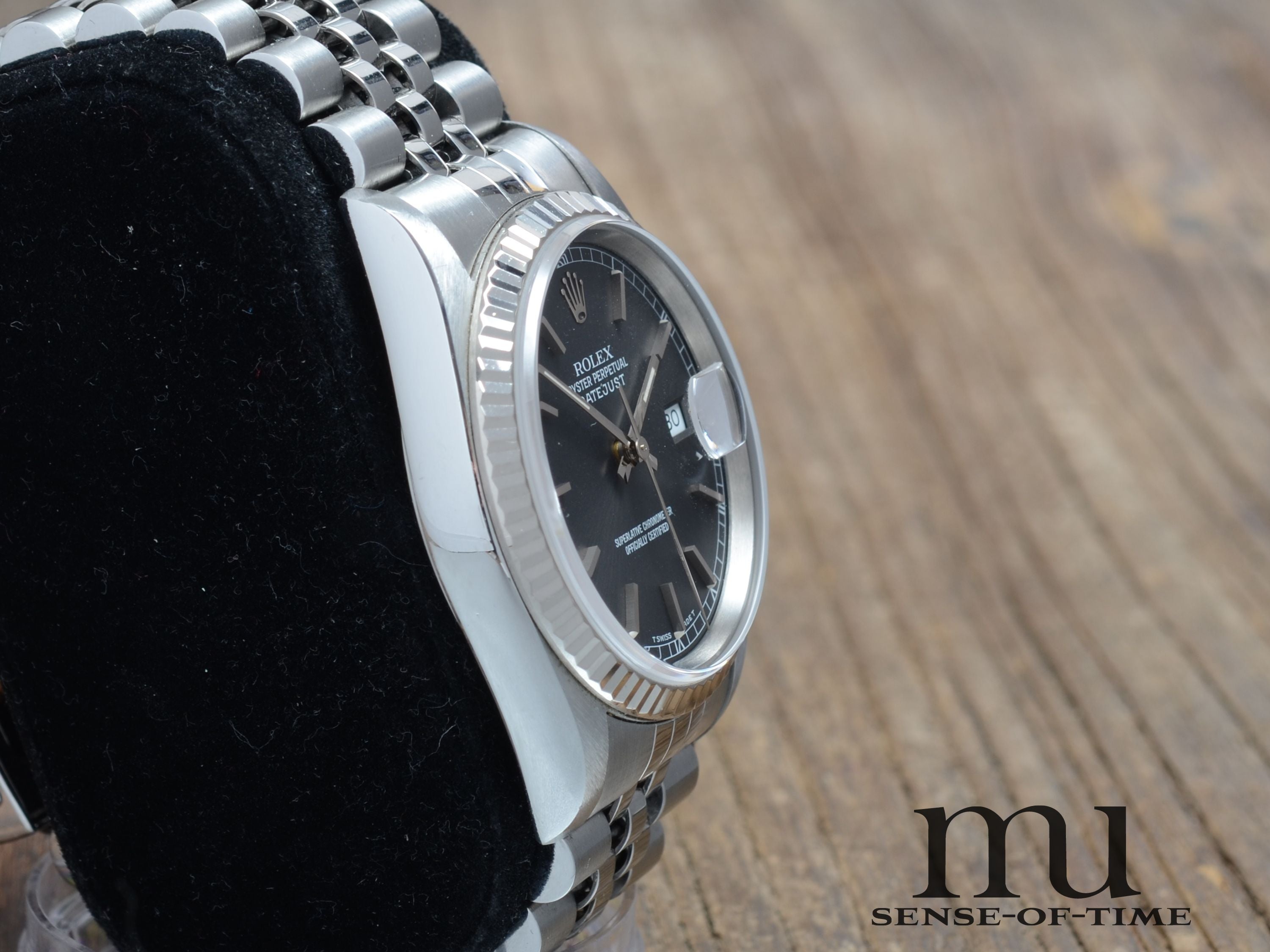 Rolex Oyster Perpetual Datejust 36mm Stahl/Gold, Graues Zifferblatt, Ref. 16234