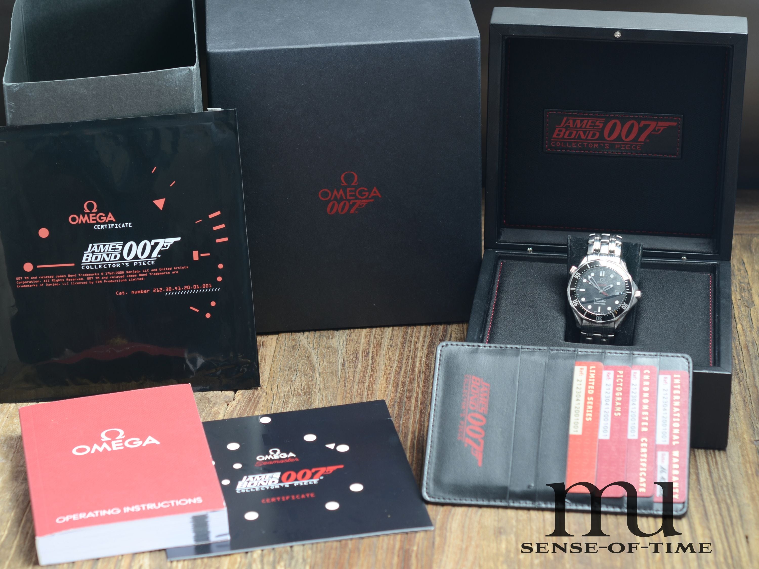 Omega Seamaster Prof. James Bond 007 Limited Edition, Full Set, Ref.: 212.30.41.20.01.001
