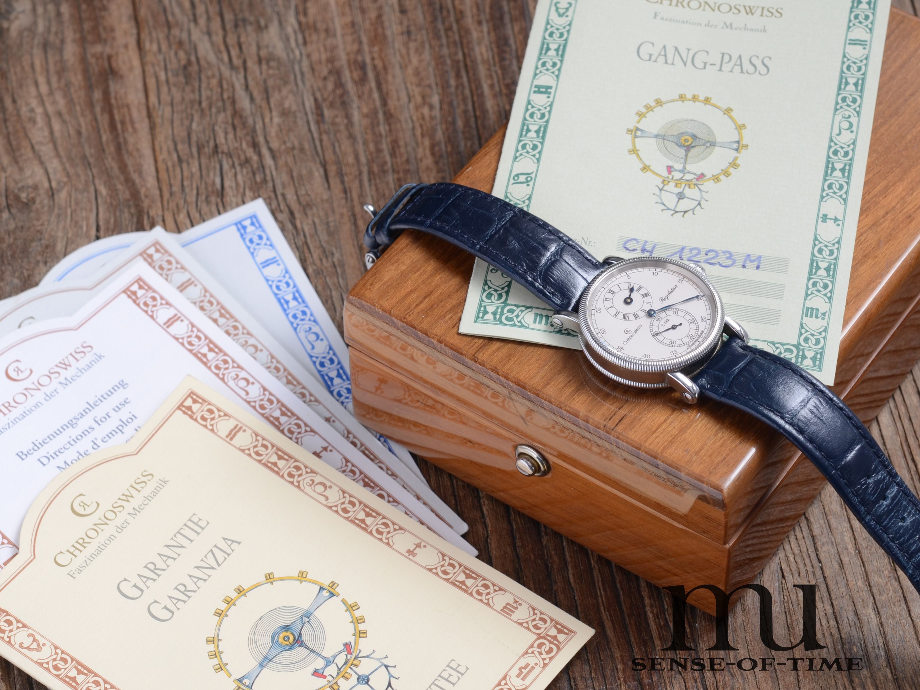 Chronoswiss Regulateur Stahl Medium, Ref.: CH1223M