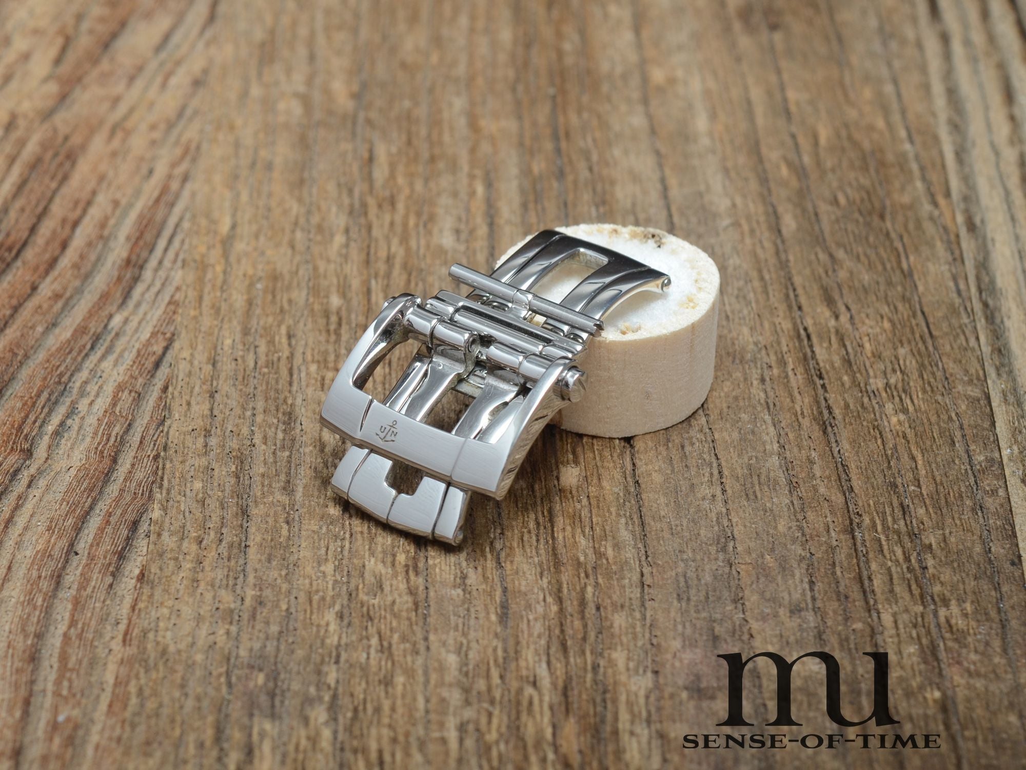 Zubehör: Ulysse Nardin Faltschließe Edelstahl 18mm