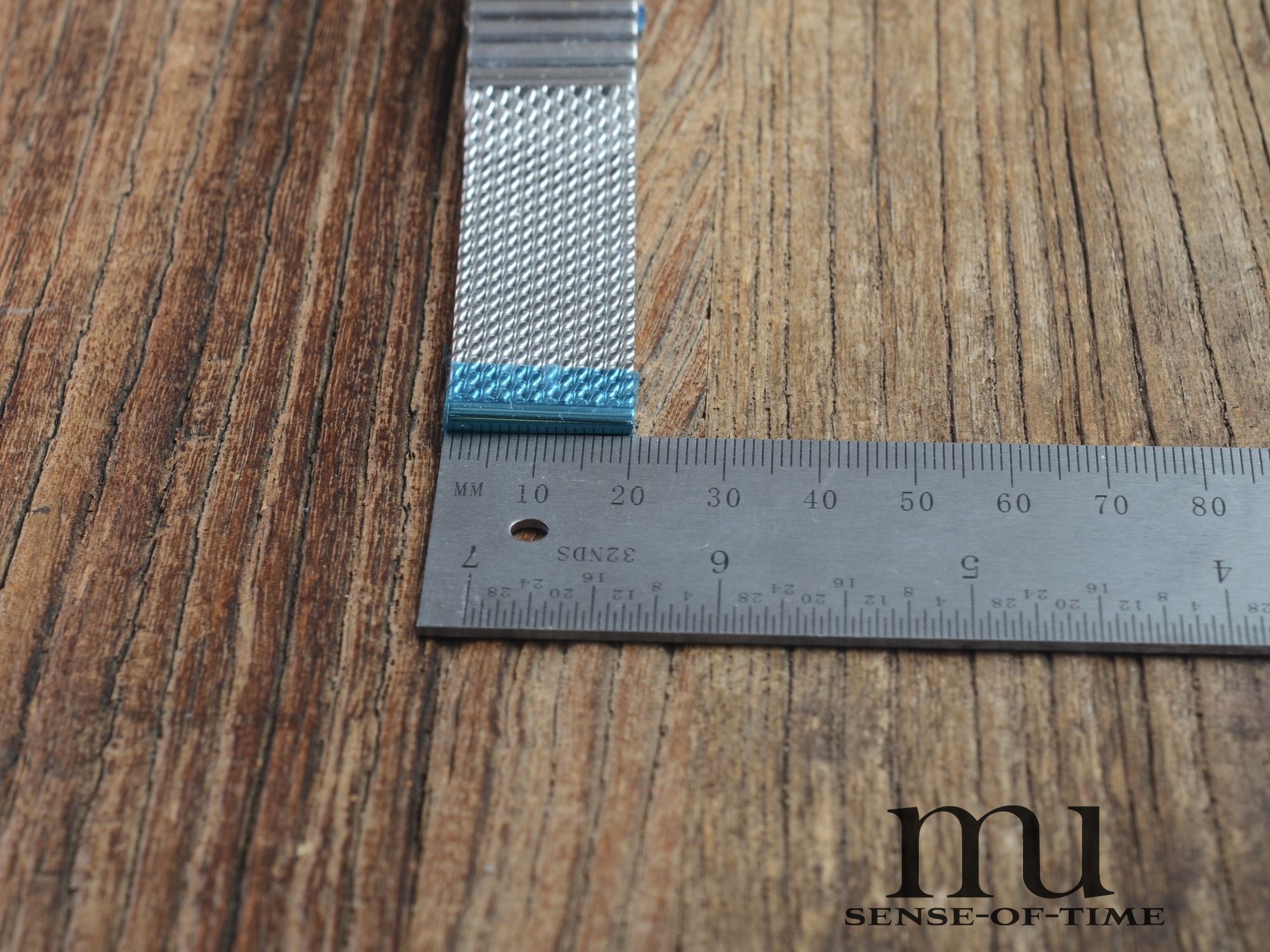 Zubehör: Herrmann Staib Milanaise Uhrband 20mm, NOS