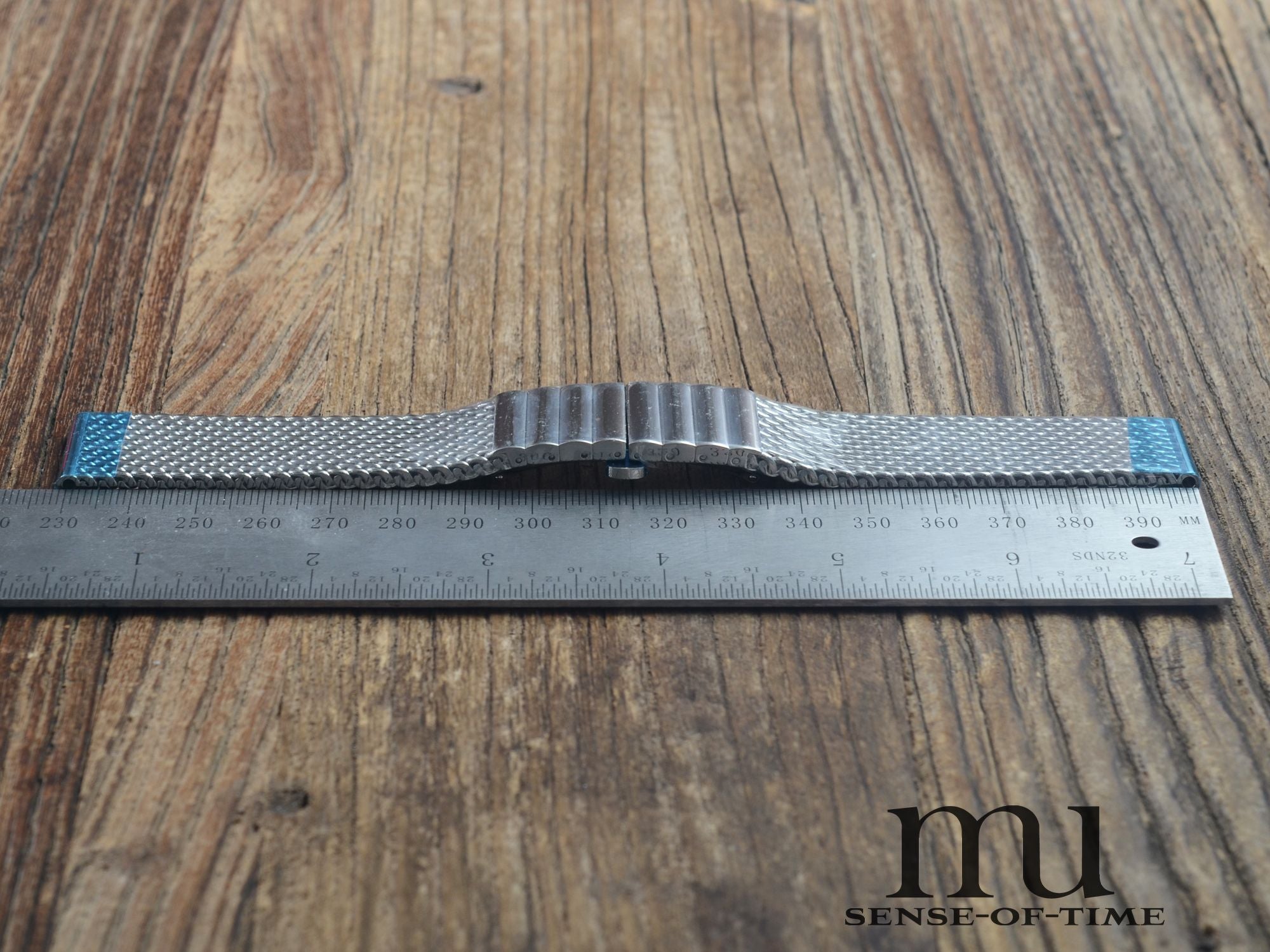 Zubehör: Herrmann Staib Milanaise Uhrband 20mm, NOS