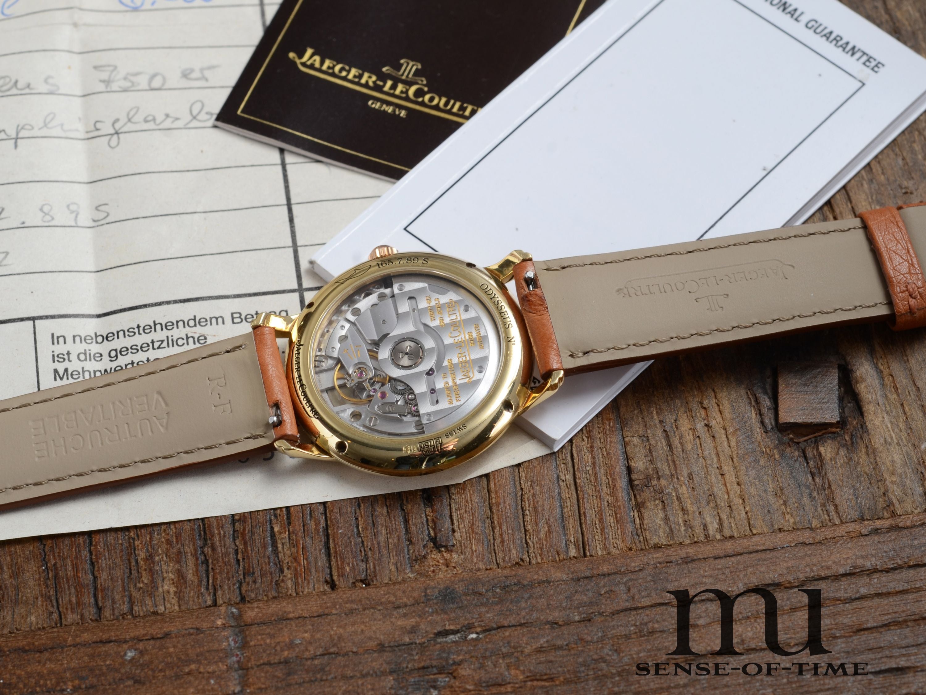 Jaeger leCoulte Odysseus 18kt Gold Kaliber 889/2 im Full Set