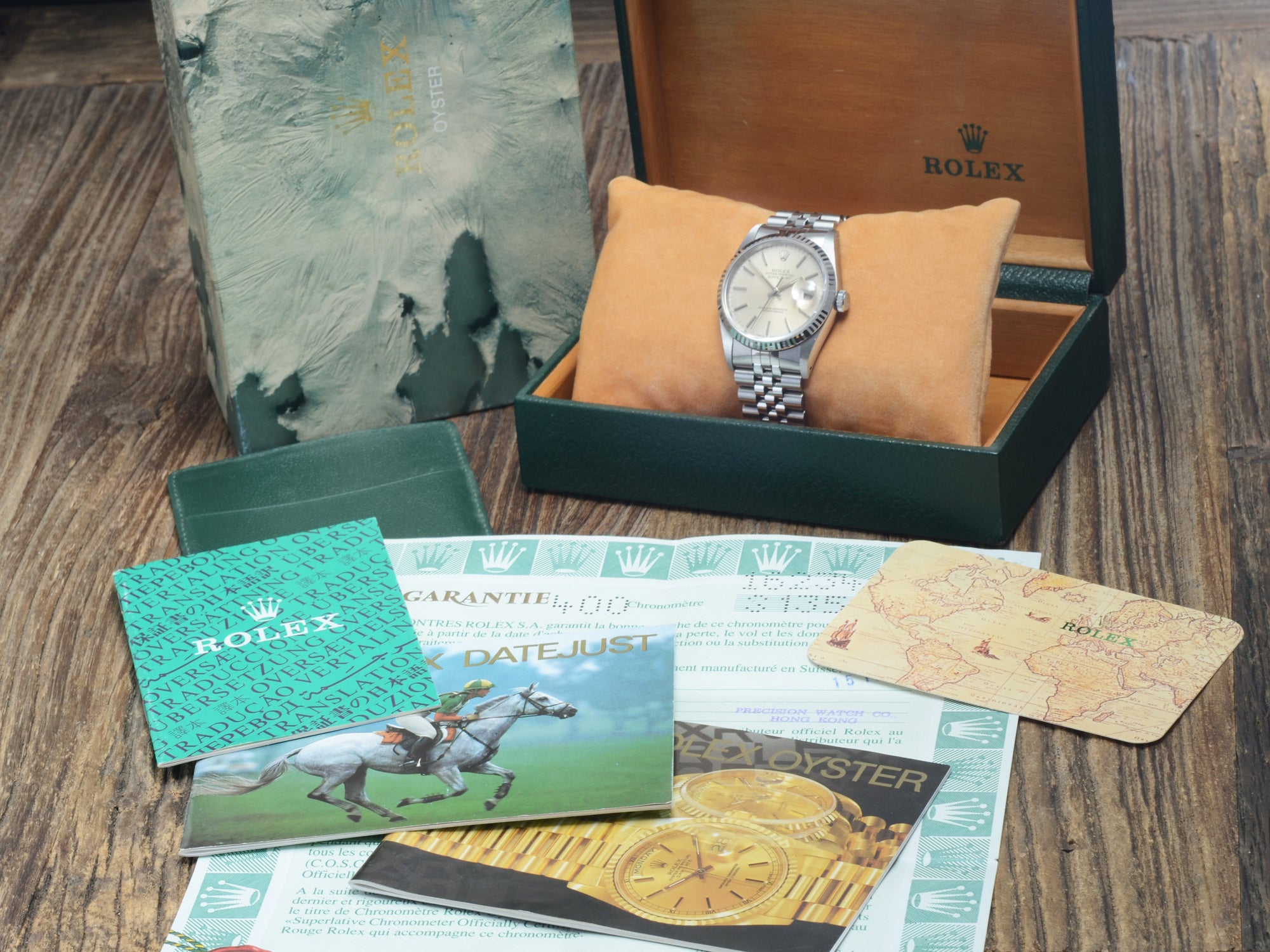 Rolex Datejust 36mm St/WG B&P Cream Dial NOS, Ref.: 16234