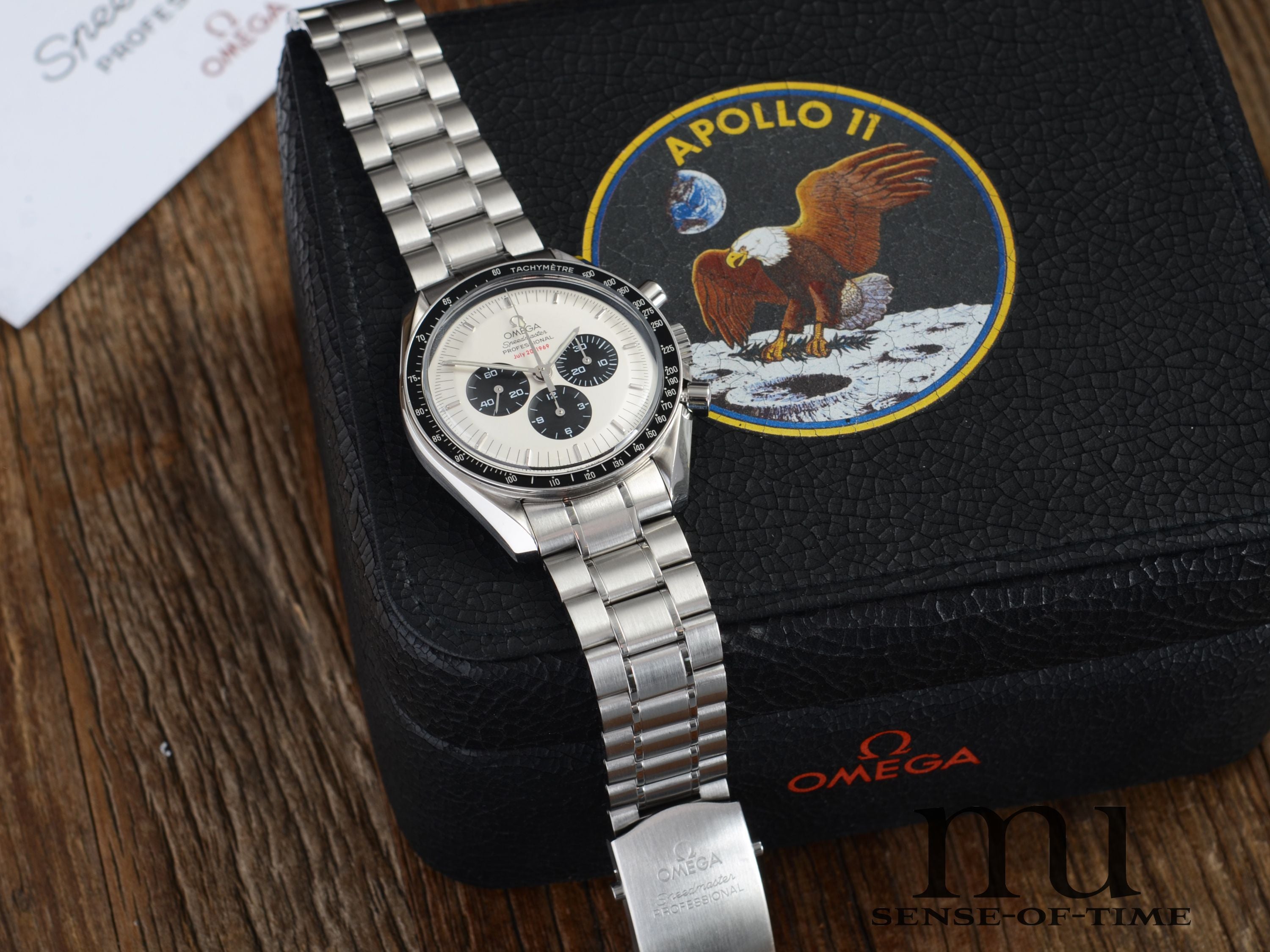 Omega Speedmaster Apollo XI 35th Anniversary Panda Dial Limited Edition, Full Set