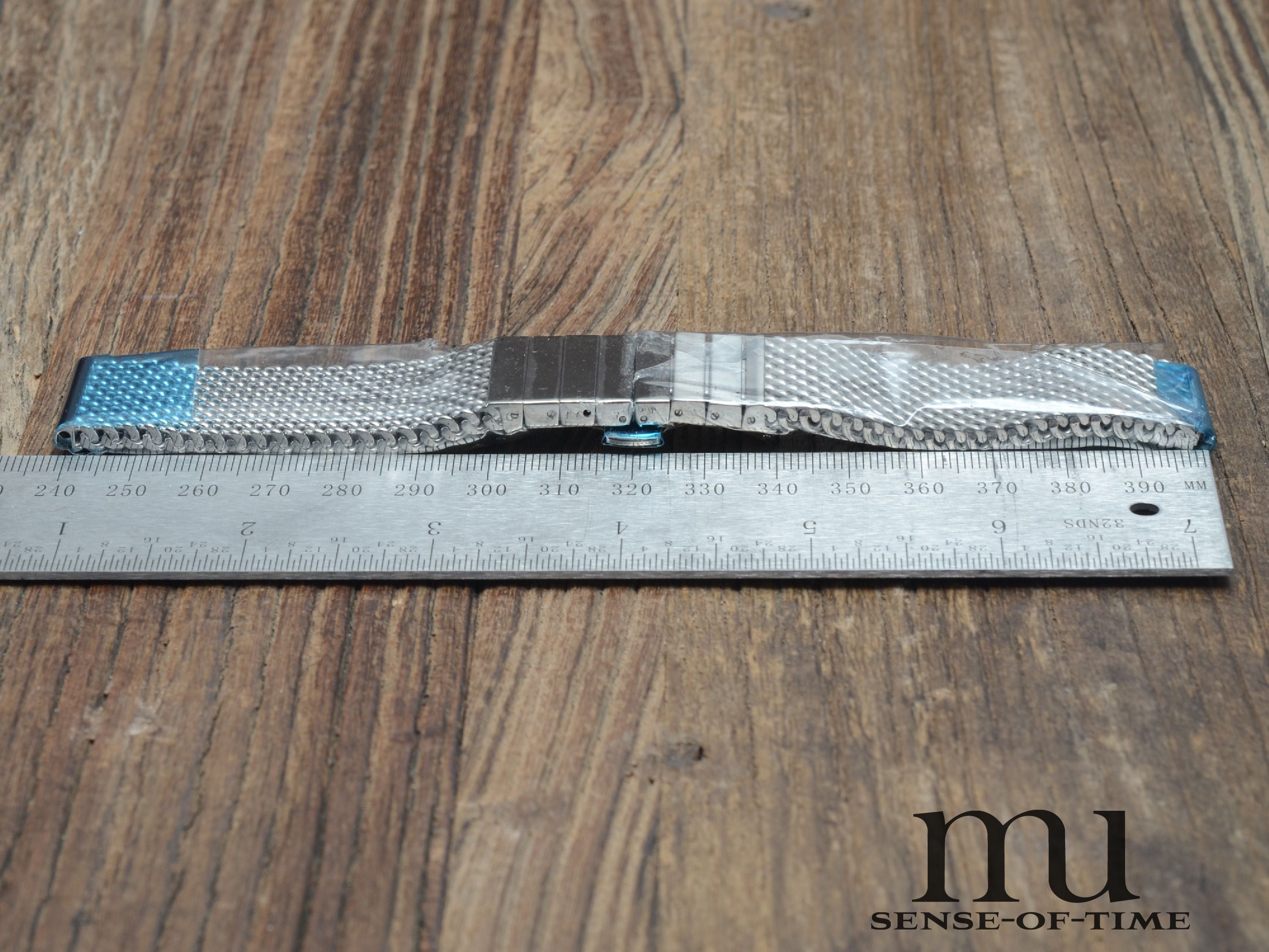 Zubehör: Herrmann Staib Milanaise Uhrband 22mm, NOS