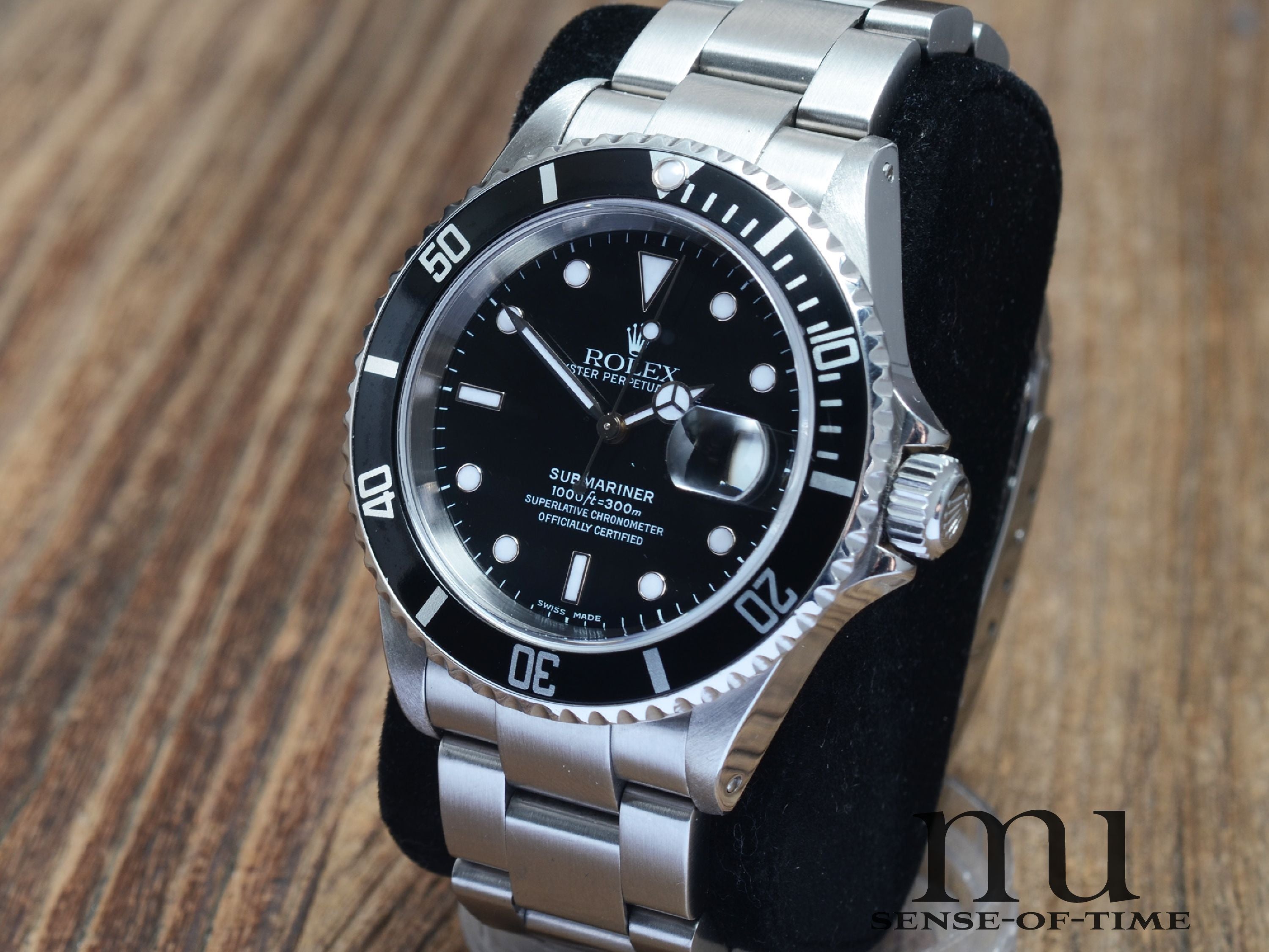 Rolex Submariner Date 16610LN, Rolex Service 12/2020, LC100, SEL