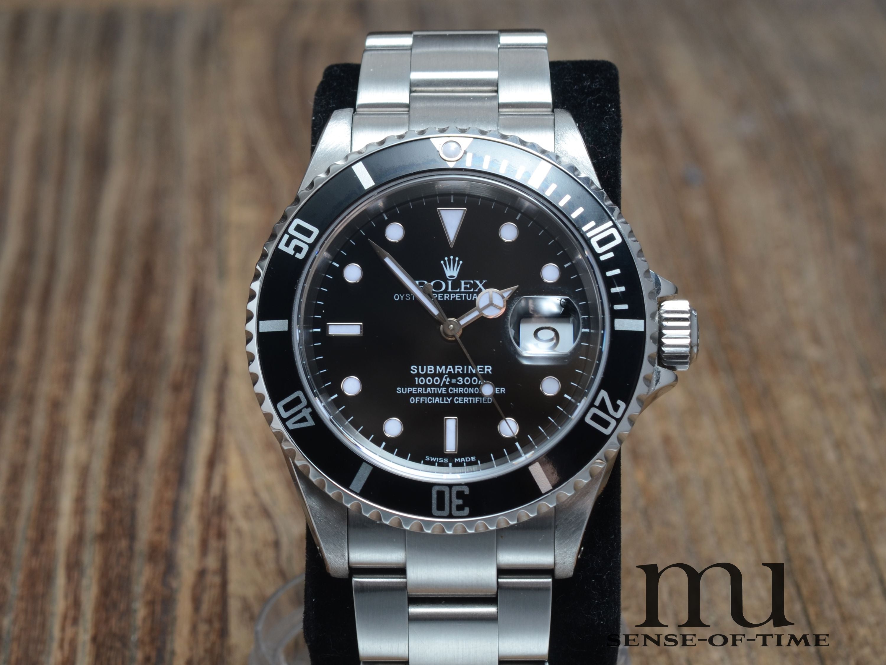 Rolex Submariner Date 16610LN, Rolex Service 12/2020, LC100, SEL