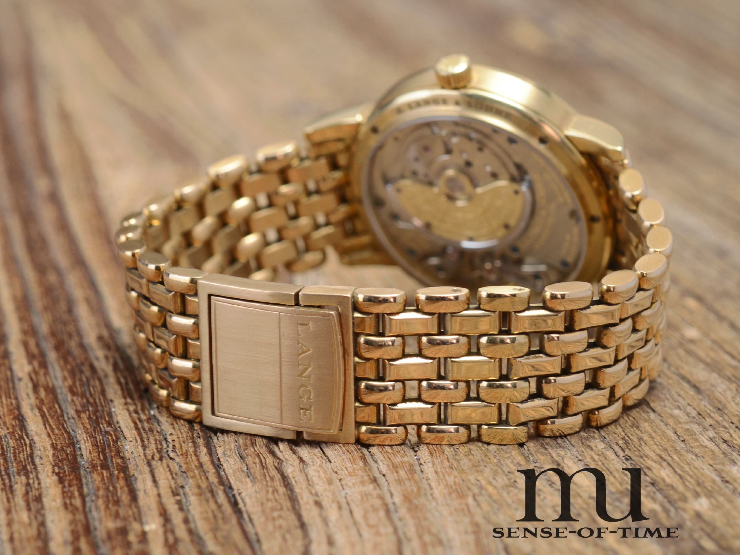 Lange & Söhne Langematik Sax-o-mat 18kt Gold, Ref. 358.021