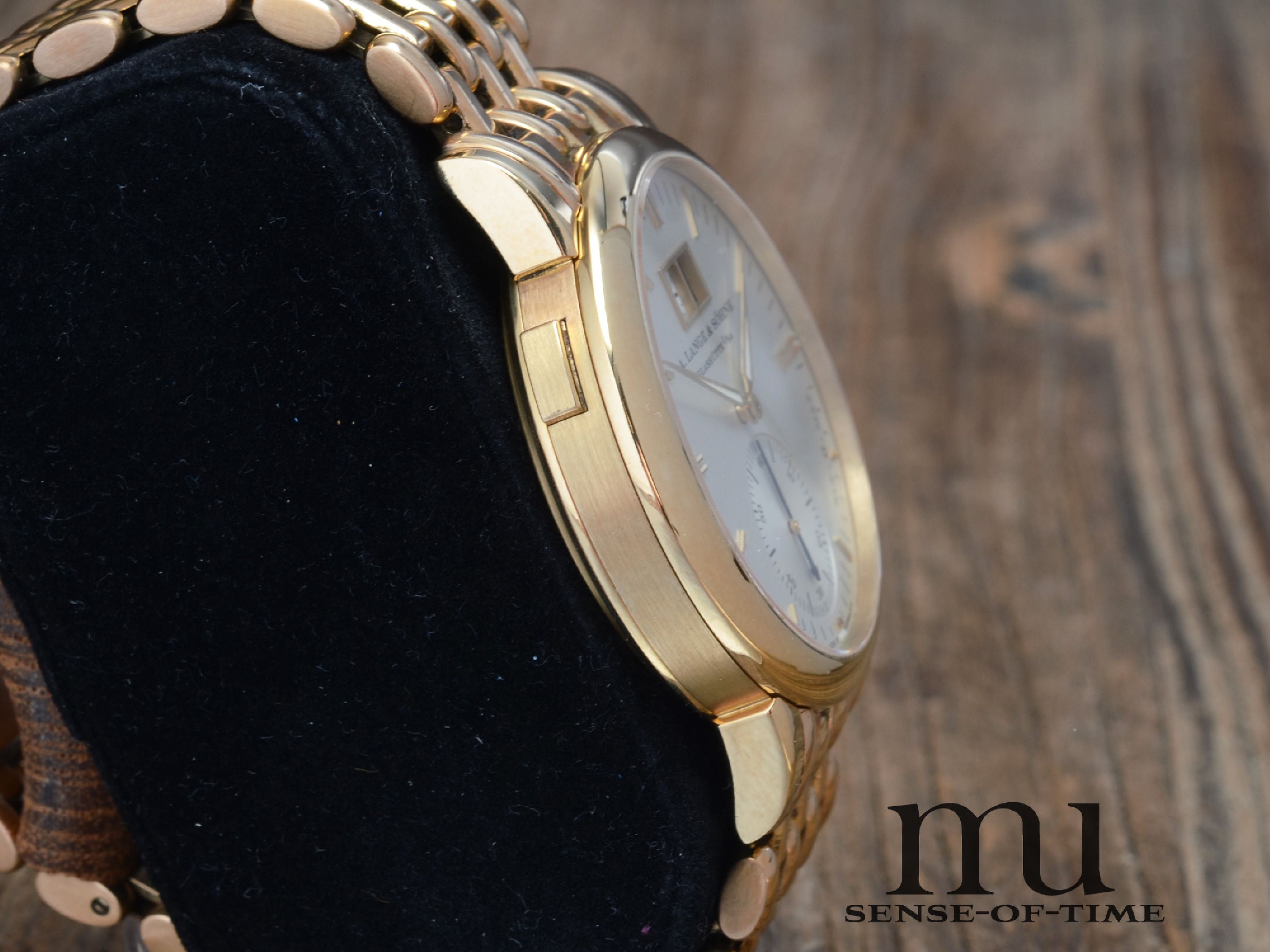 Lange & Söhne Langematik Sax-o-mat 18kt Gold, Ref. 358.021