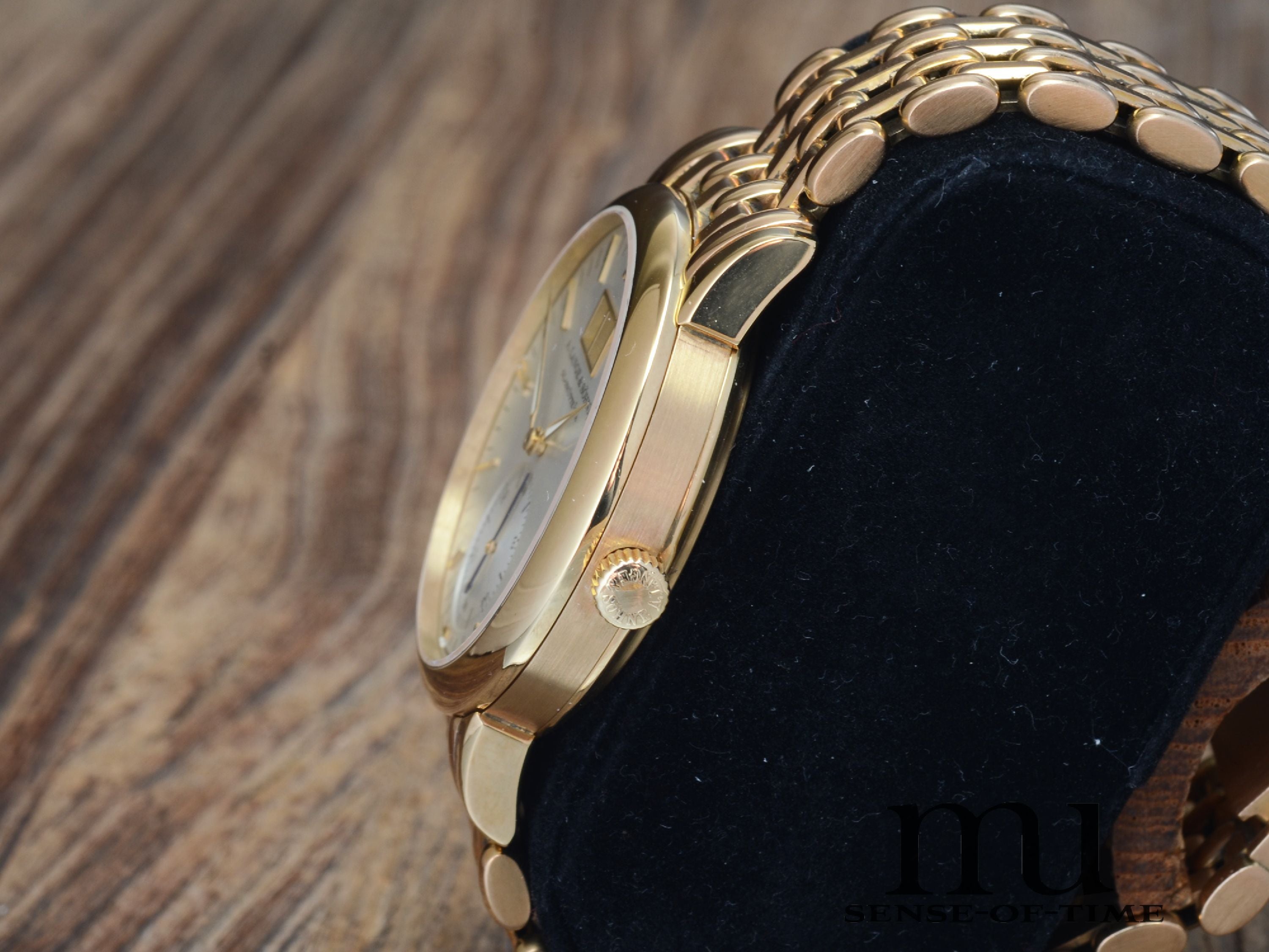 Lange & Söhne Langematik Sax-o-mat 18kt Gold, Ref. 358.021