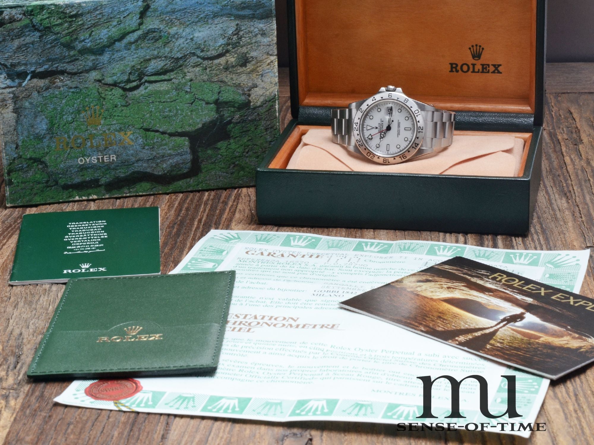 Rolex Explorer II Vintage mit Tritium-Dial & Hands, Ref.: 16570