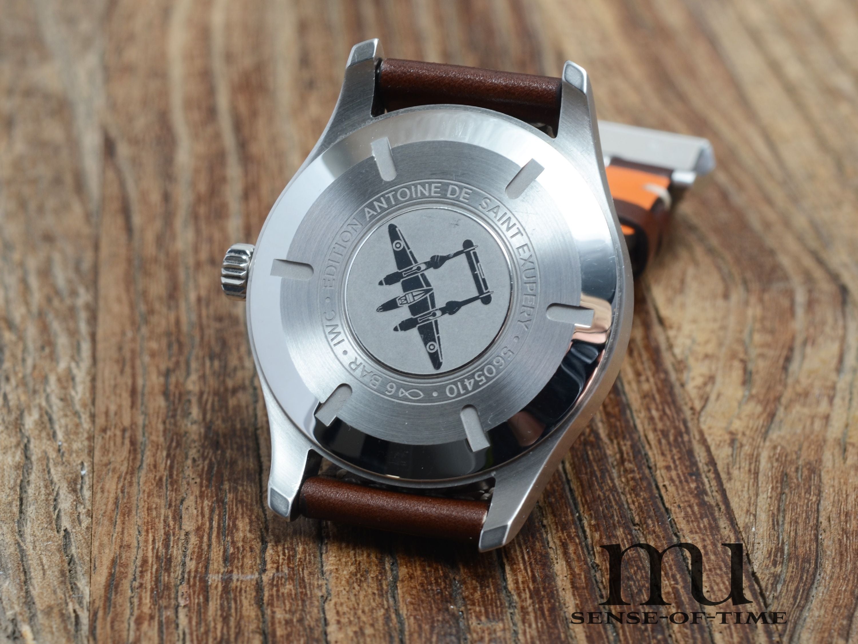 IWC Mark XVIII Spitfire Fliegeruhr Saint-Exupery Pilot's Watch, Ref.: IW327003 Brown Dial