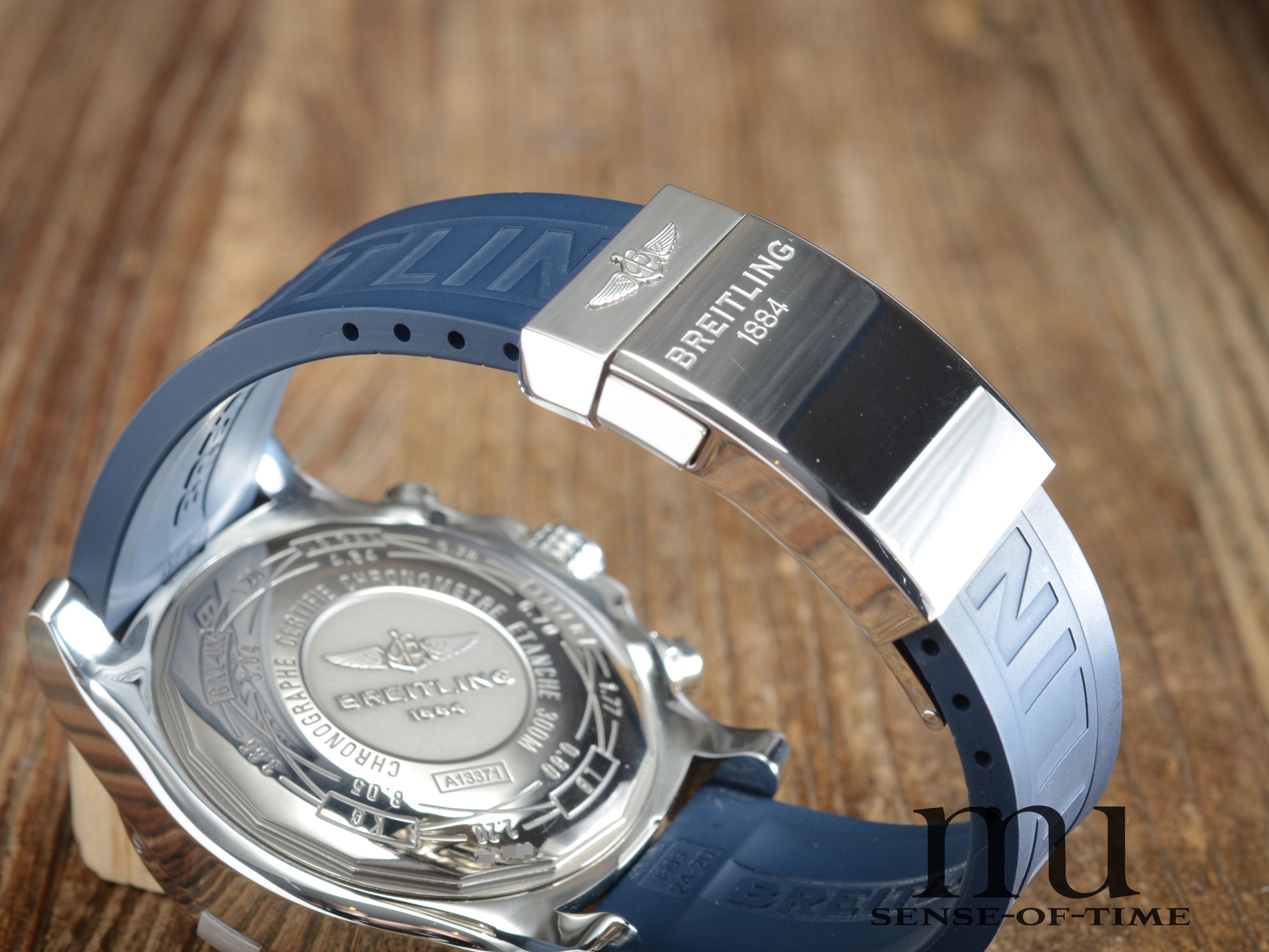 Breitling Super Avenger II Chronograph Blaues Zifferblatt 48mm, Ref.: A13371