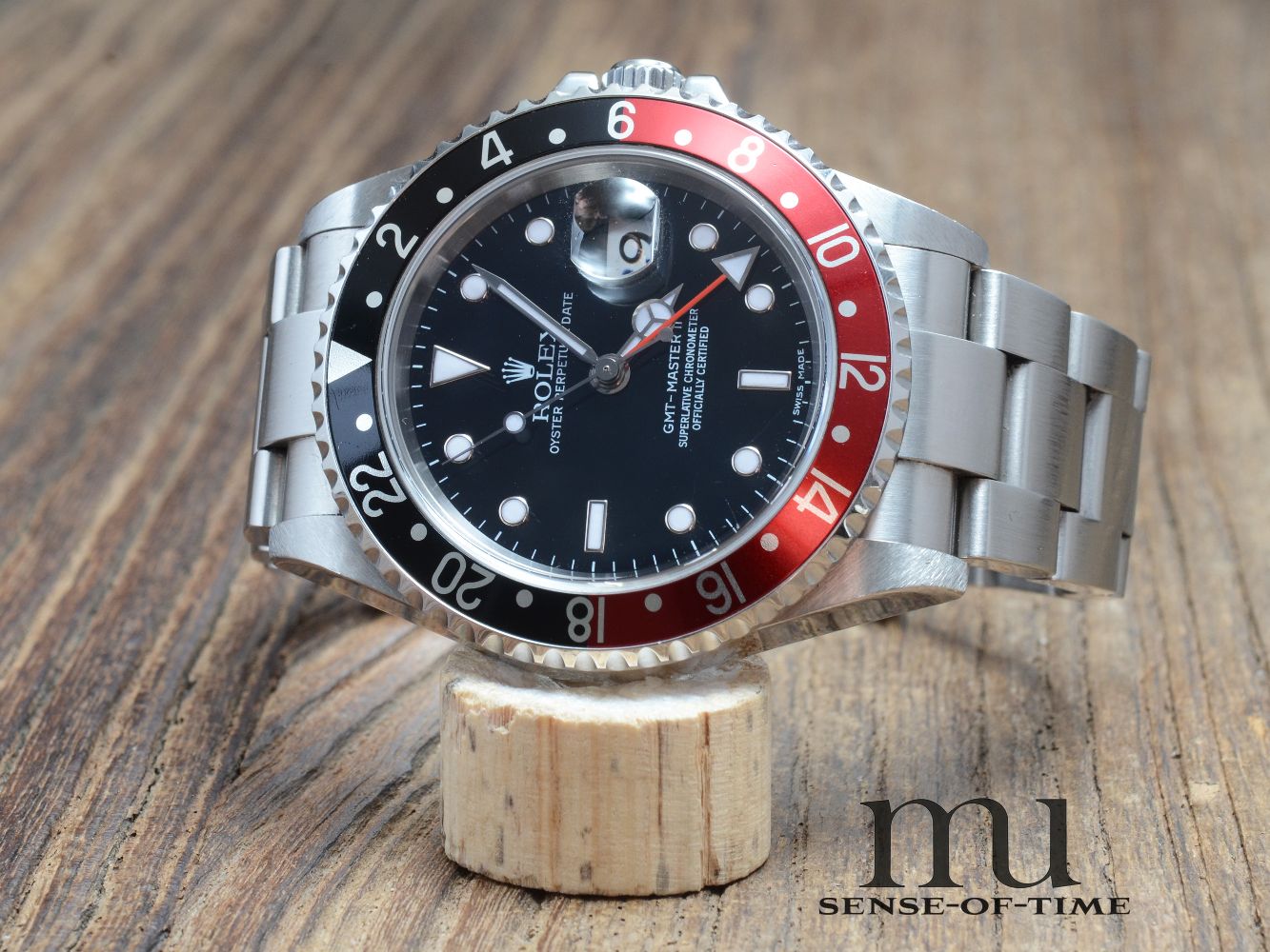 Rolex GMT Master II Stick Dial, LC 100, Ref.: 16710 Coke