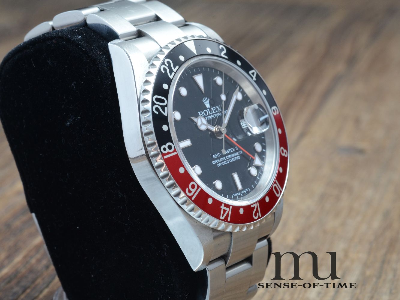 Rolex GMT Master II Stick Dial, LC 100, Ref.: 16710 Coke