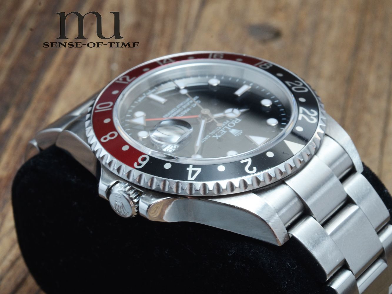 Rolex GMT Master II Stick Dial, LC 100, Ref.: 16710 Coke