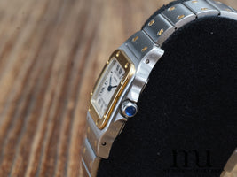 Cartier Santos de Galbée Stahl/Gold Lady
