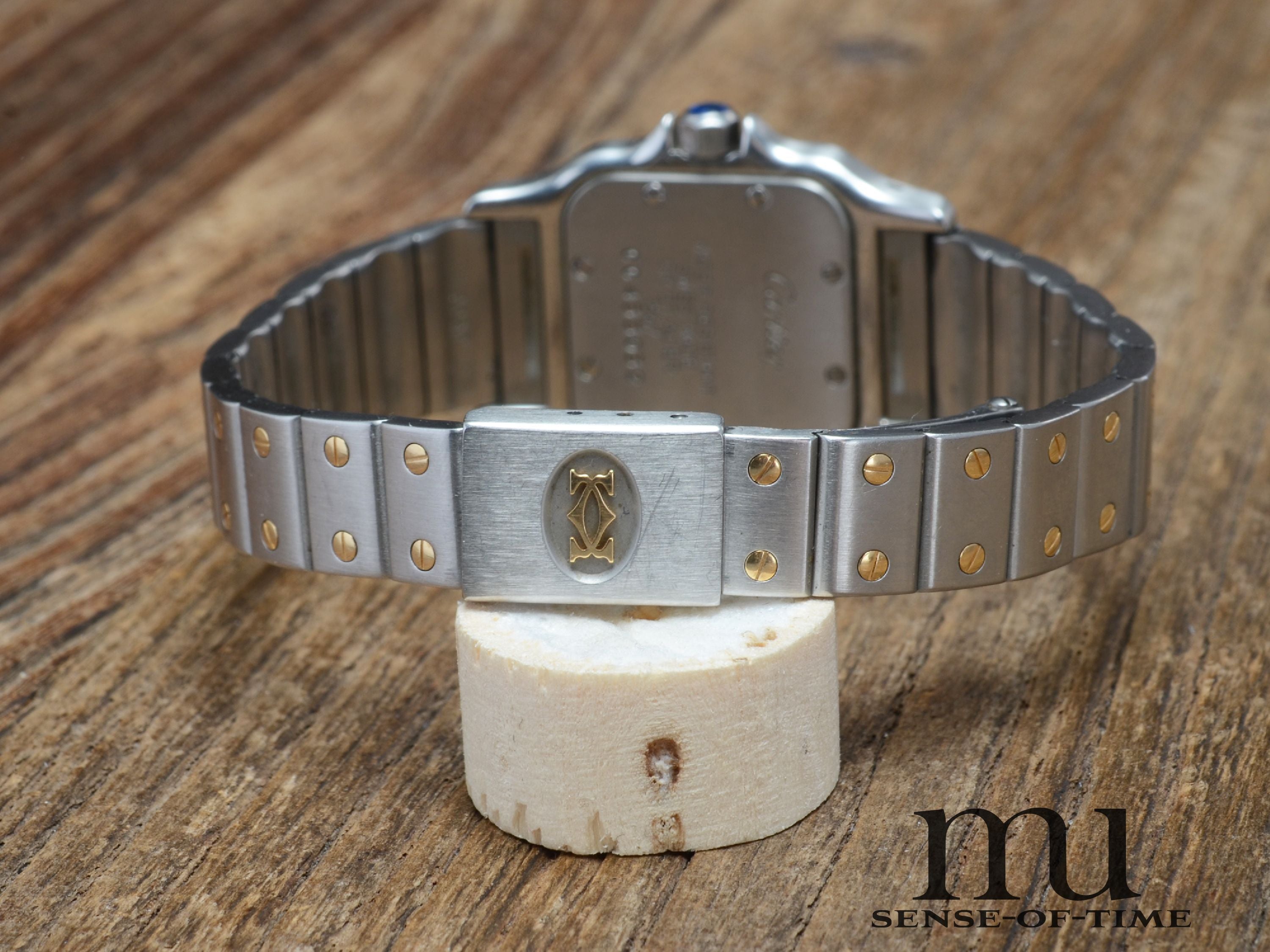 Cartier Santos de Galbée Stahl/Gold Lady