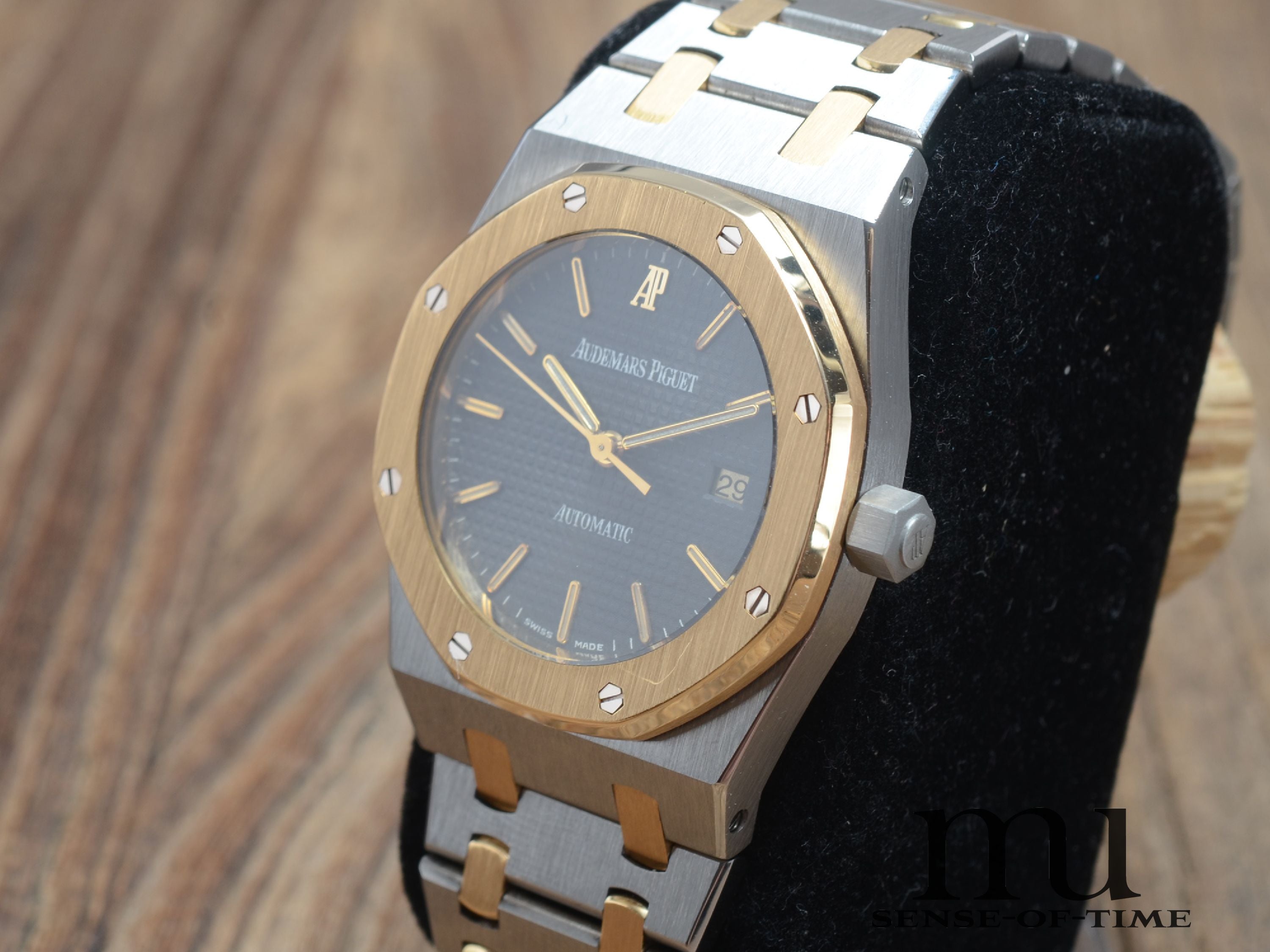 Audemars Piguet Royal Oak Stahl/Gold Long Stick, official Service, Ref.: 15000SA