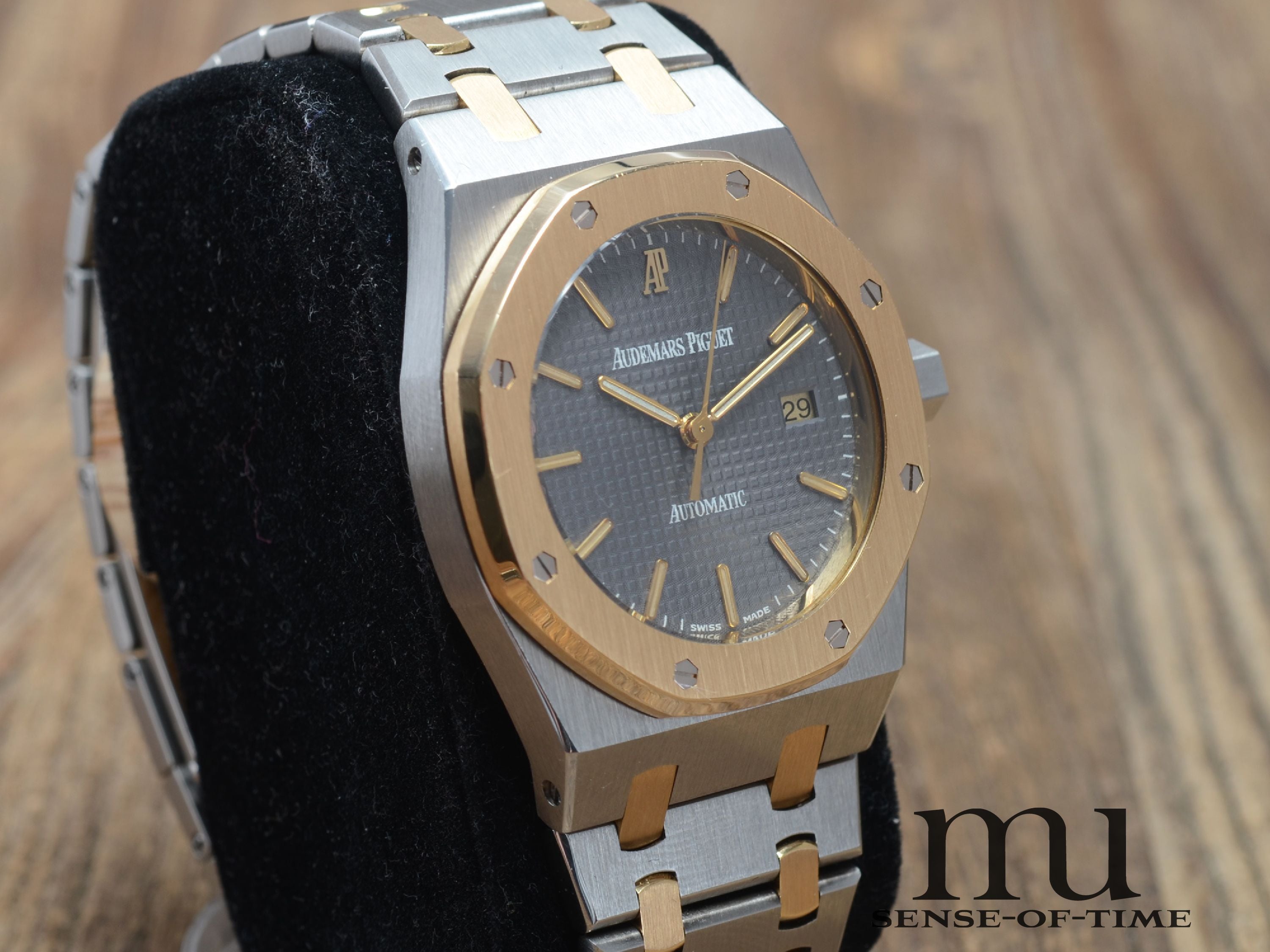 Audemars Piguet Royal Oak Stahl/Gold Long Stick, official Service, Ref.: 15000SA