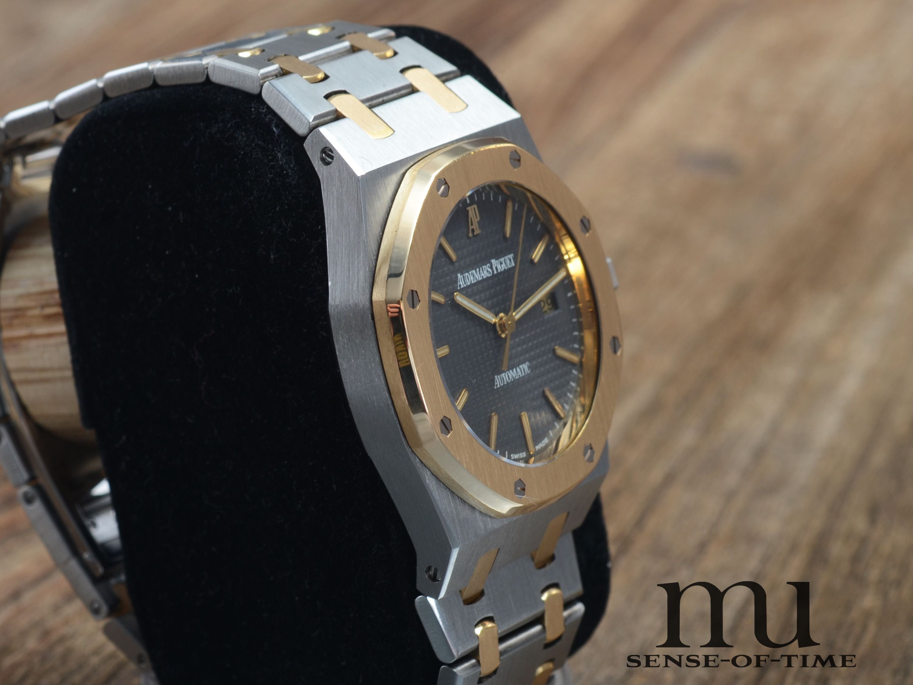 Audemars Piguet Royal Oak Stahl/Gold Long Stick, official Service, Ref.: 15000SA