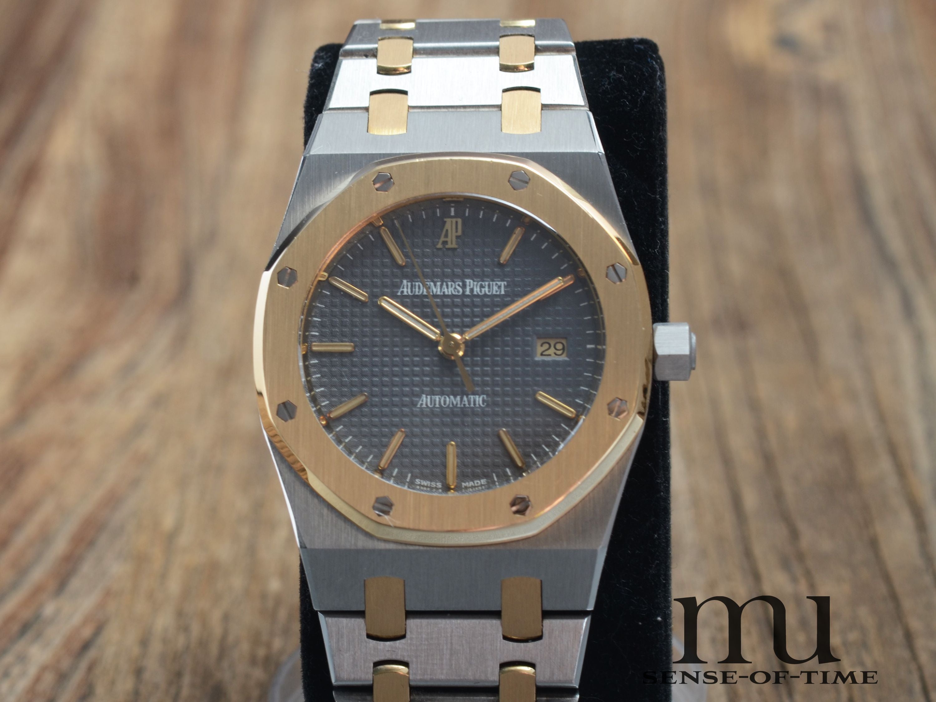 Audemars Piguet Royal Oak Stahl/Gold Long Stick, official Service, Ref.: 15000SA