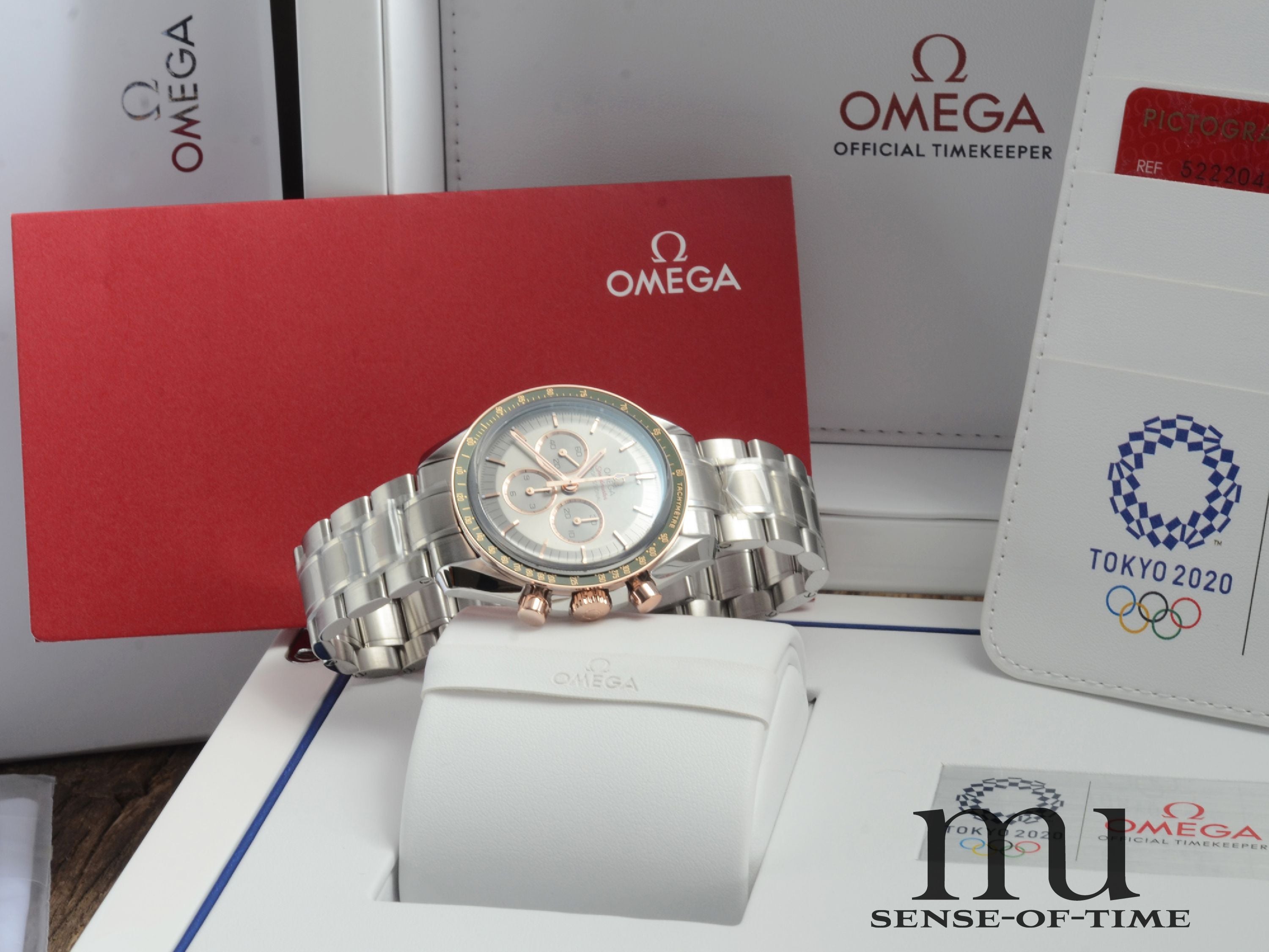 Omega Speedmaster Olympia Stahl/Gold Limited Edition, neu, Ref.: 522.20.42.30.06.001
