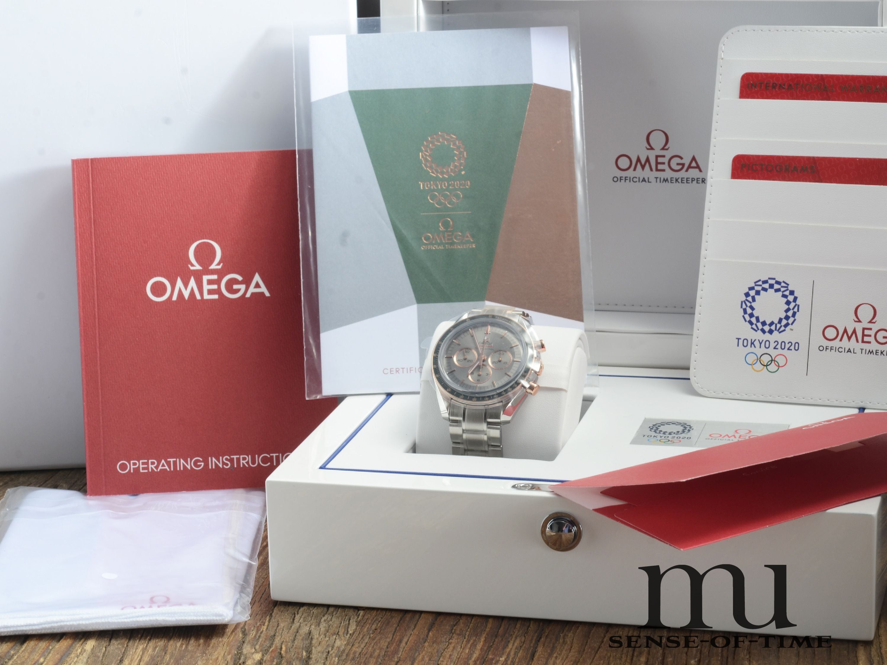 Omega Speedmaster Olympia Stahl/Gold Limited Edition, neu, Ref.: 522.20.42.30.06.001