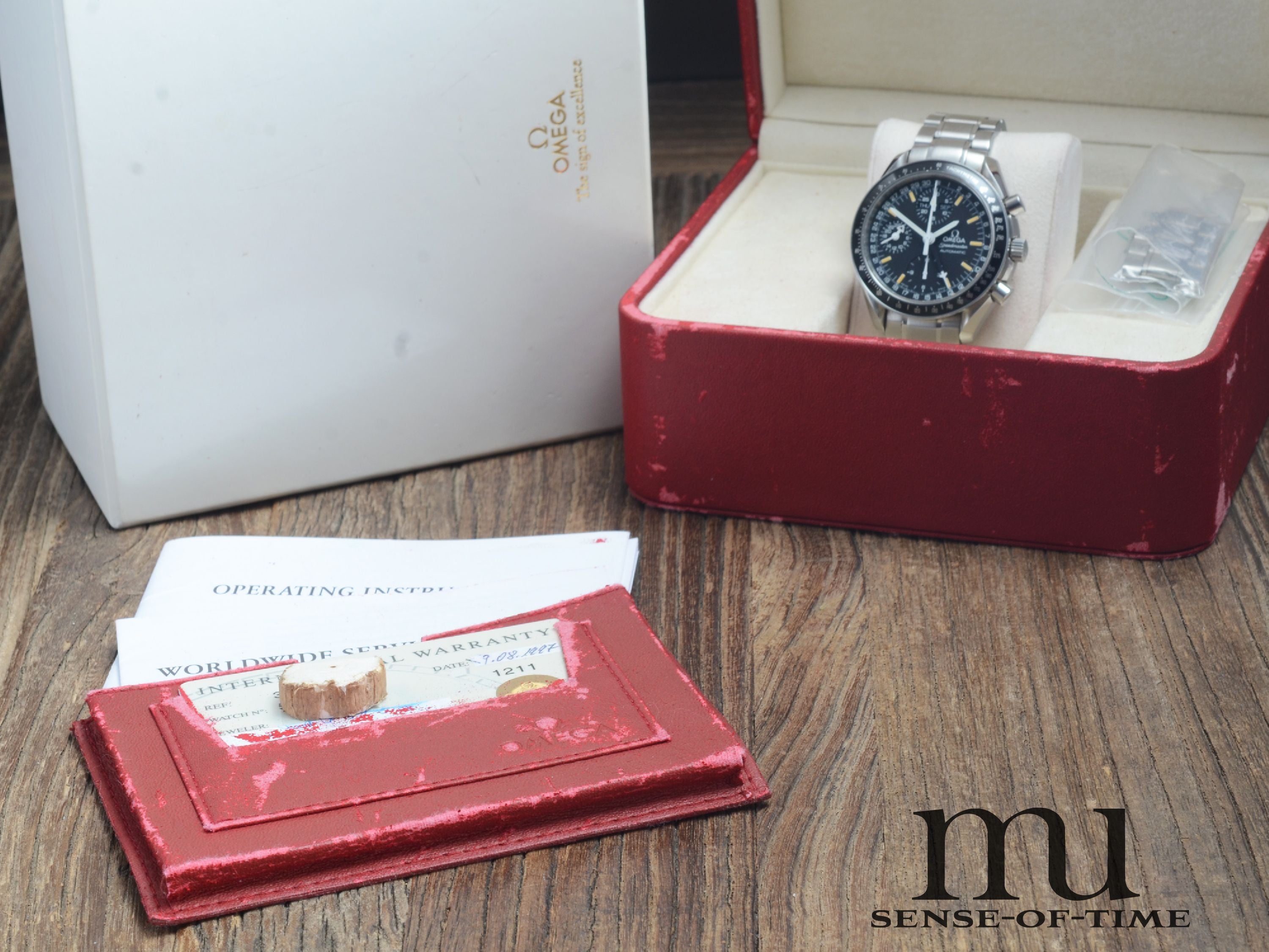 Omega Speedmaster MK40 Triple Date Tritium Excellent Condition