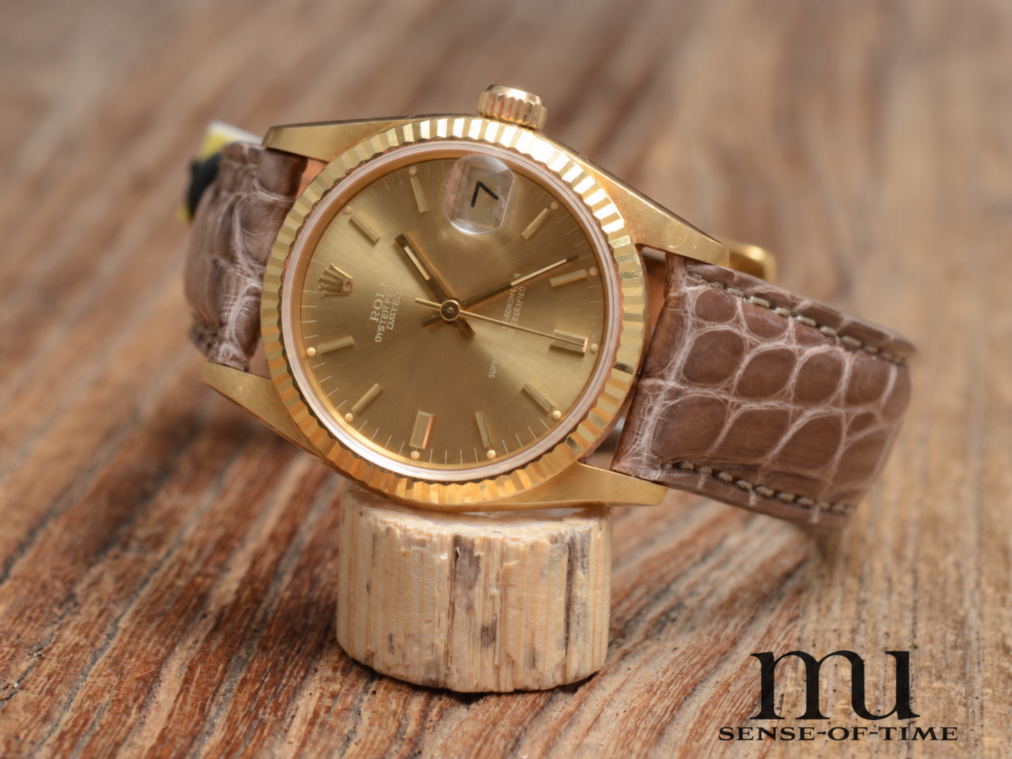 Rolex Datejust Lady 18kt Gold, Ghost Zifferblatt, 31mm, Ref.: 68278
