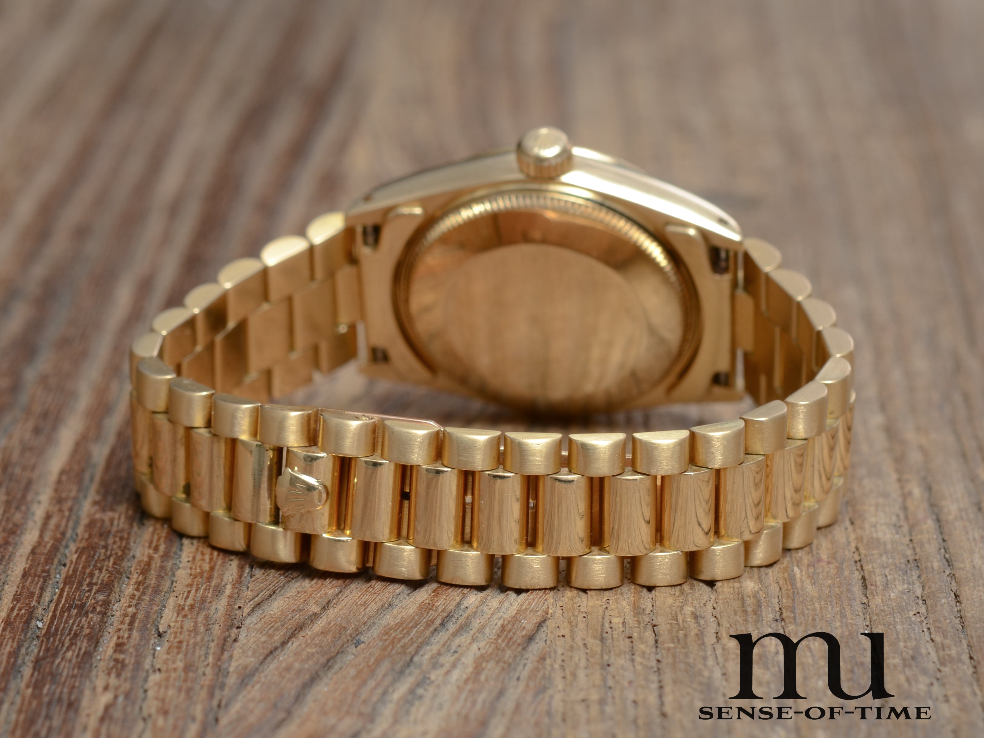 Rolex Datejust Lady 18kt Gold Ghost Diamant-Zifferblatt, Präsident-Bracelet, Ref.: 68278