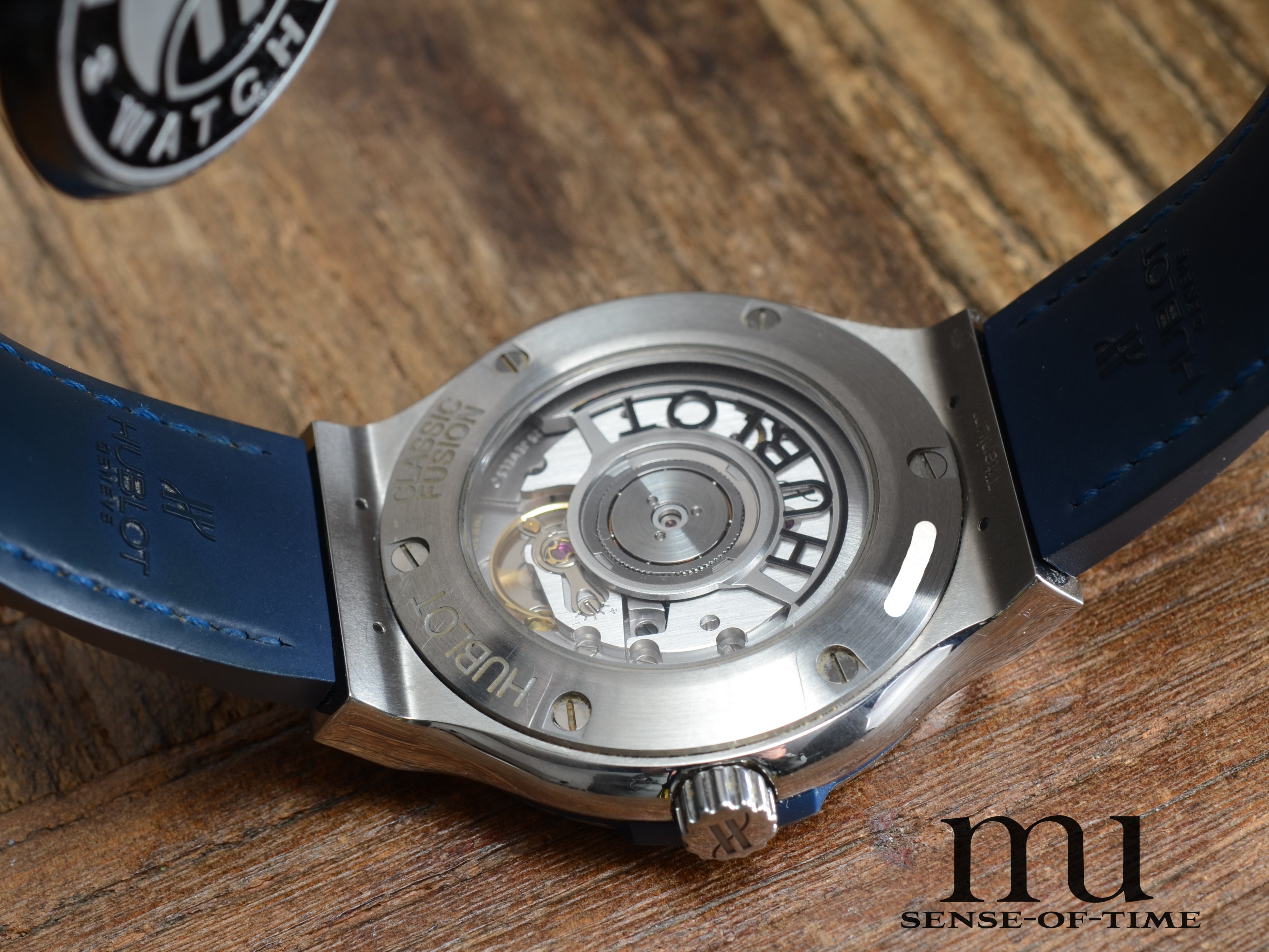 Hublot Classic Fusion, Medium 38mm, Blaues Zifferblatt, Ref.: 565.NX.7170.LR