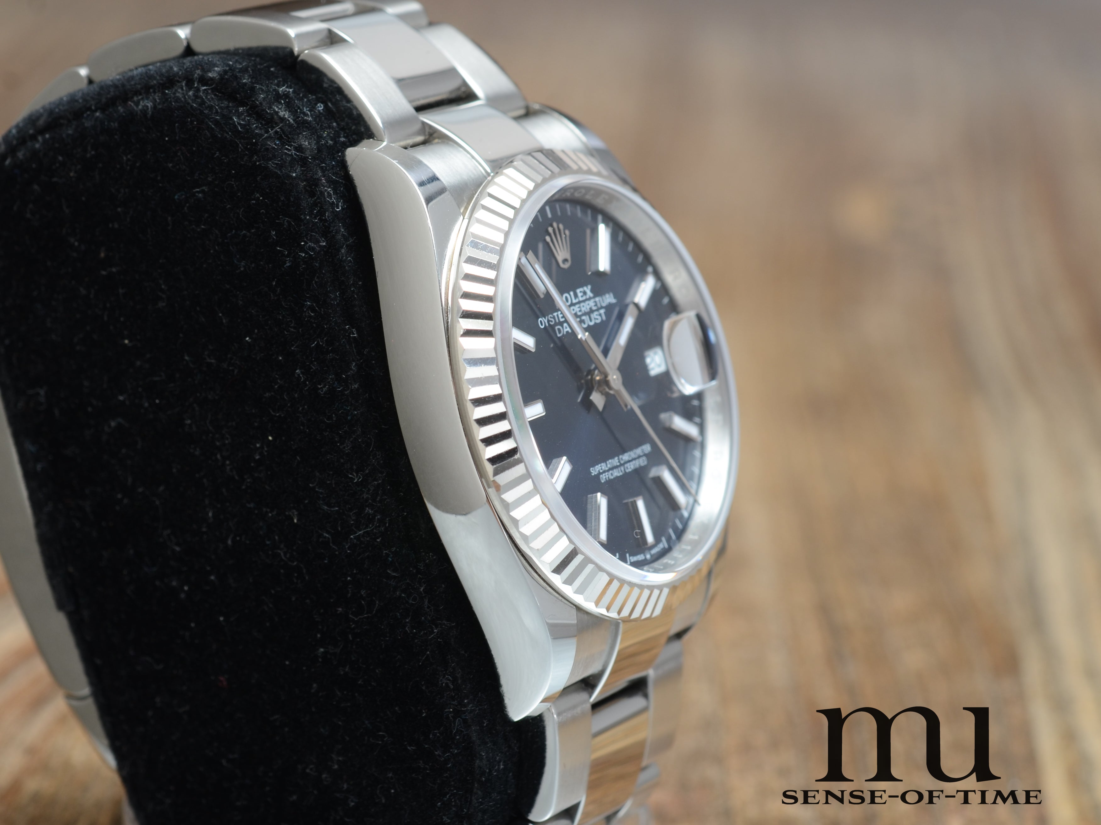 Rolex Datejust 36mm Blaues Zifferblatt Oyster-Bracelet, Ref.: 126234