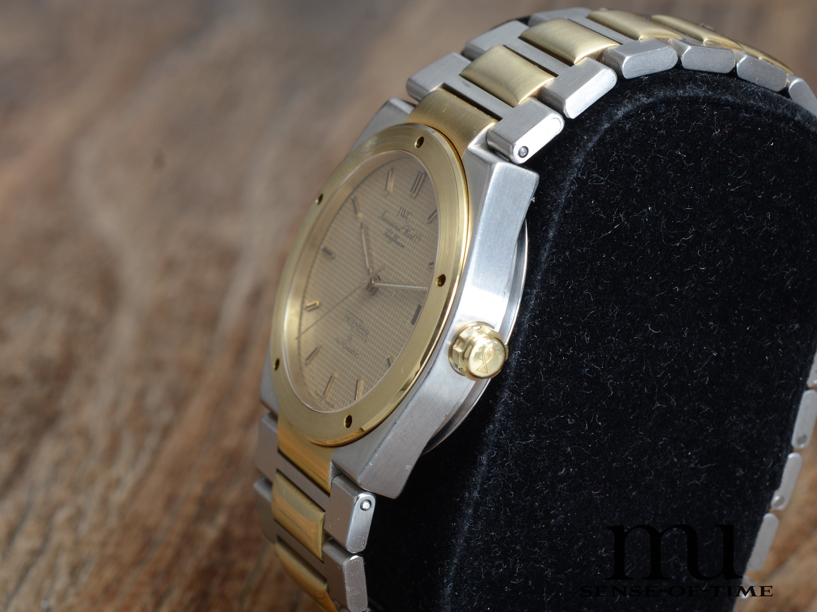 IWC Ingenieur SL Stahl/Gold Automatik goldenes Millimeter Dial, IW3506