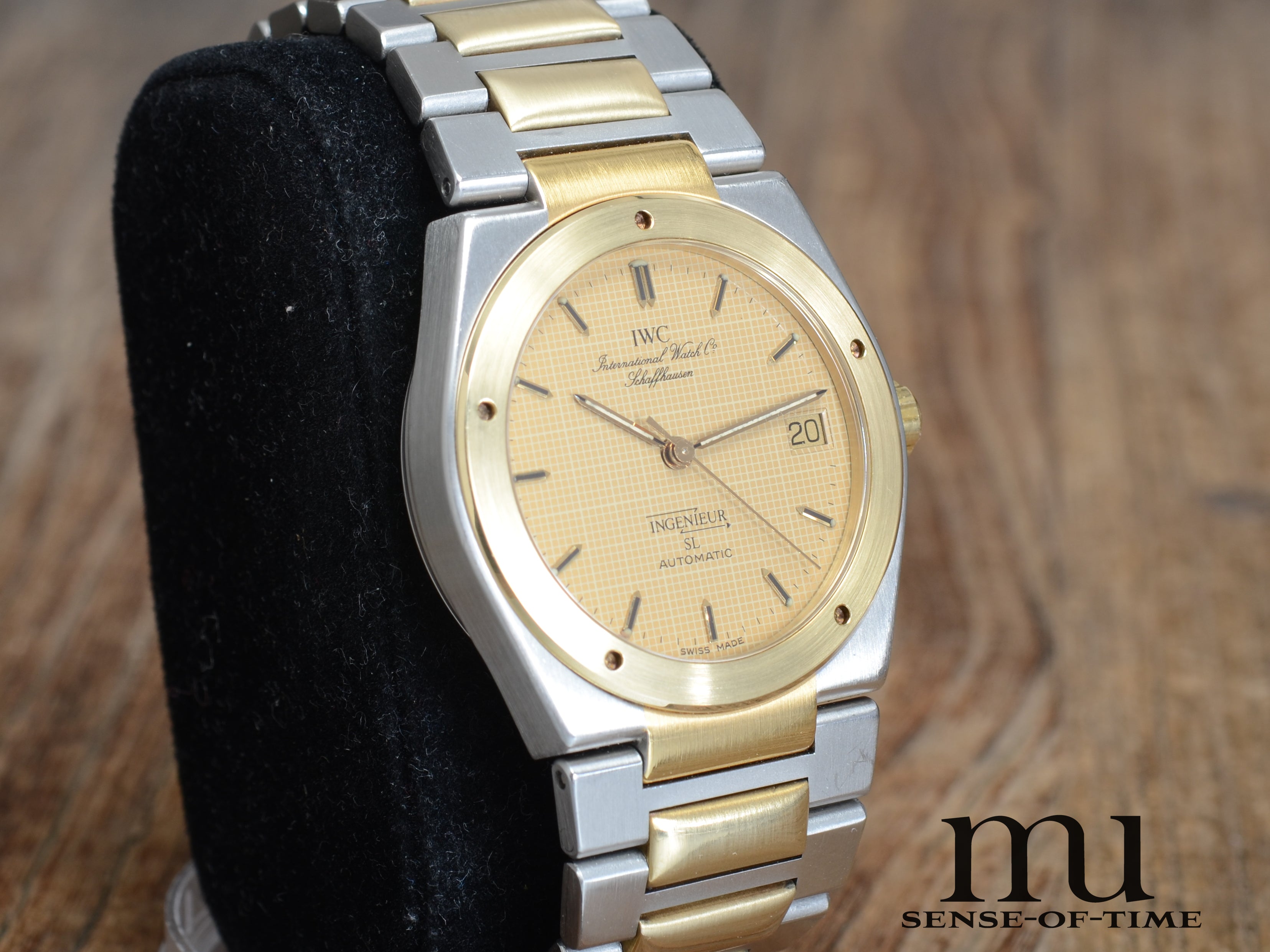 IWC Ingenieur SL Stahl/Gold Automatik goldenes Millimeter Dial, IW3506
