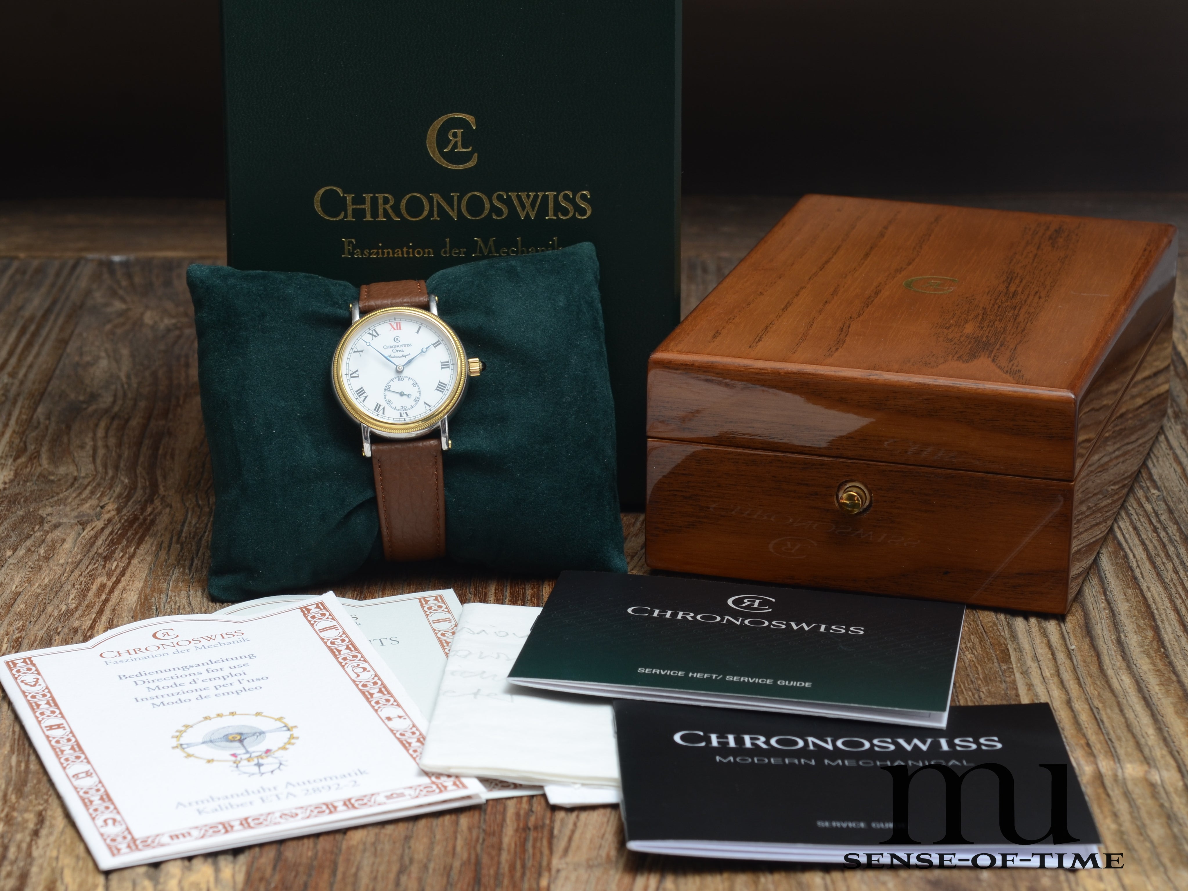 Chronoswiss Orea Stahl/Gold Automatik, Ref.: CH1262