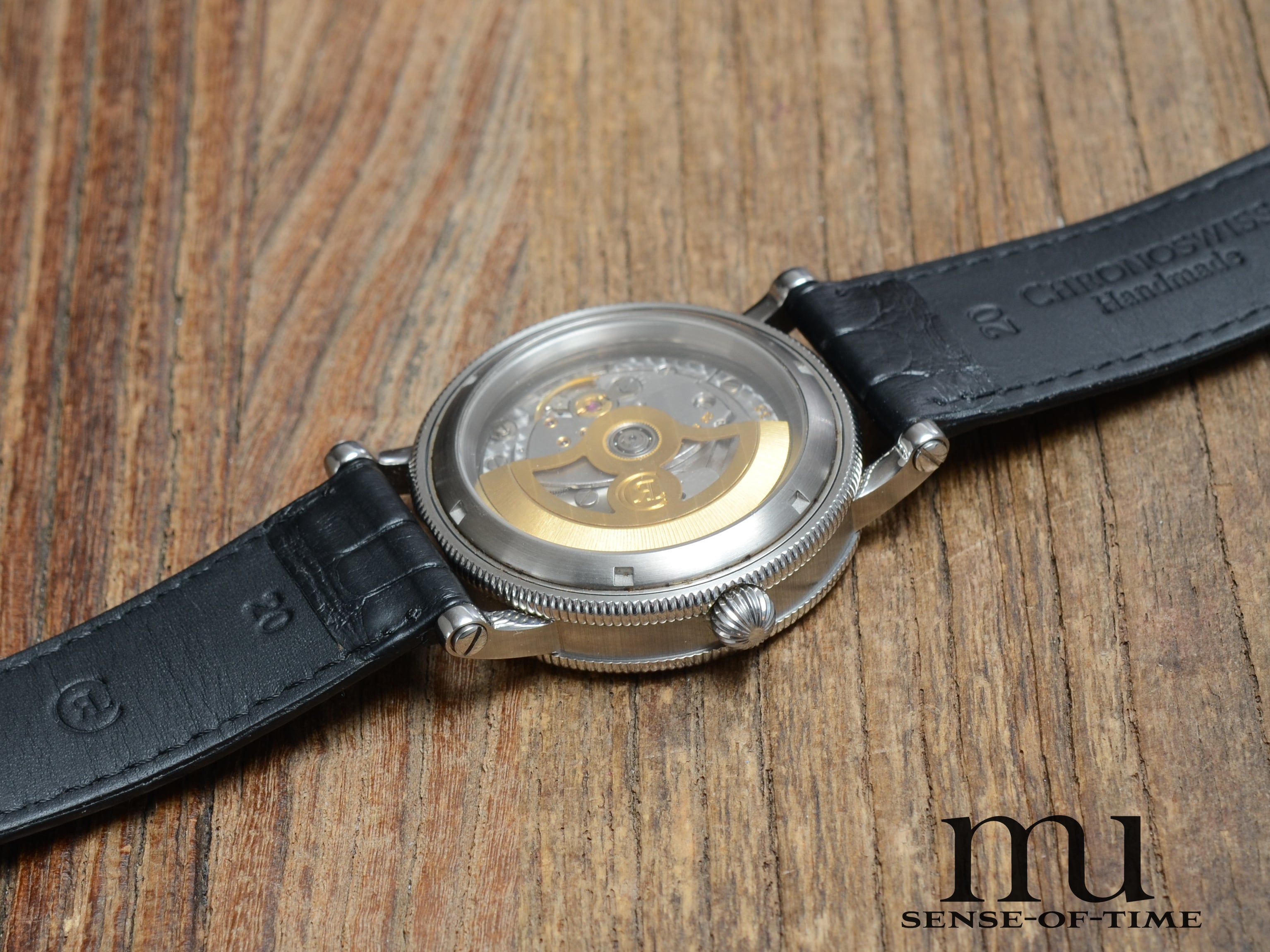 Chronoswiss Tora Dual Time 38mm, Schwarzes Zifferblatt, Automatik, Ref.: CH1323 bk