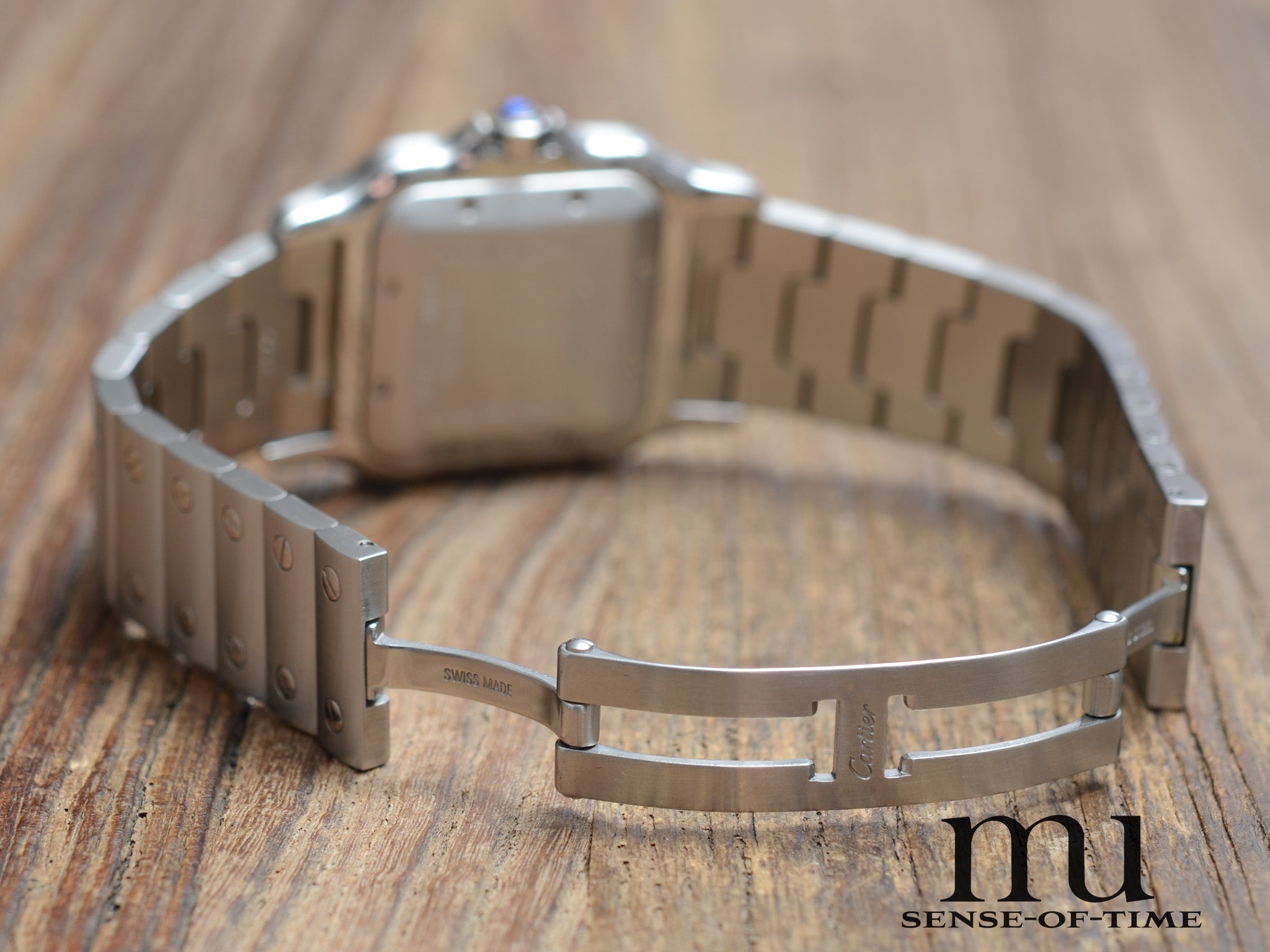 Cartier Santos Galbée Automatik Stahl Medium, NOS, Ref.: 2319