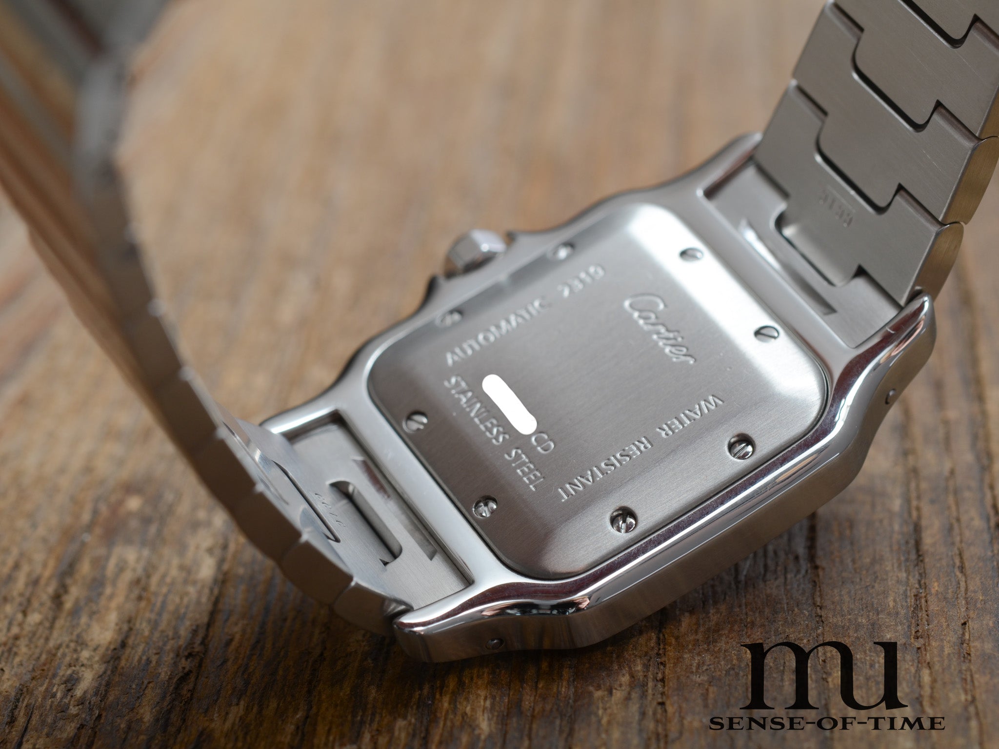 Cartier Santos Galbée Automatik Stahl Medium, NOS, Ref.: 2319