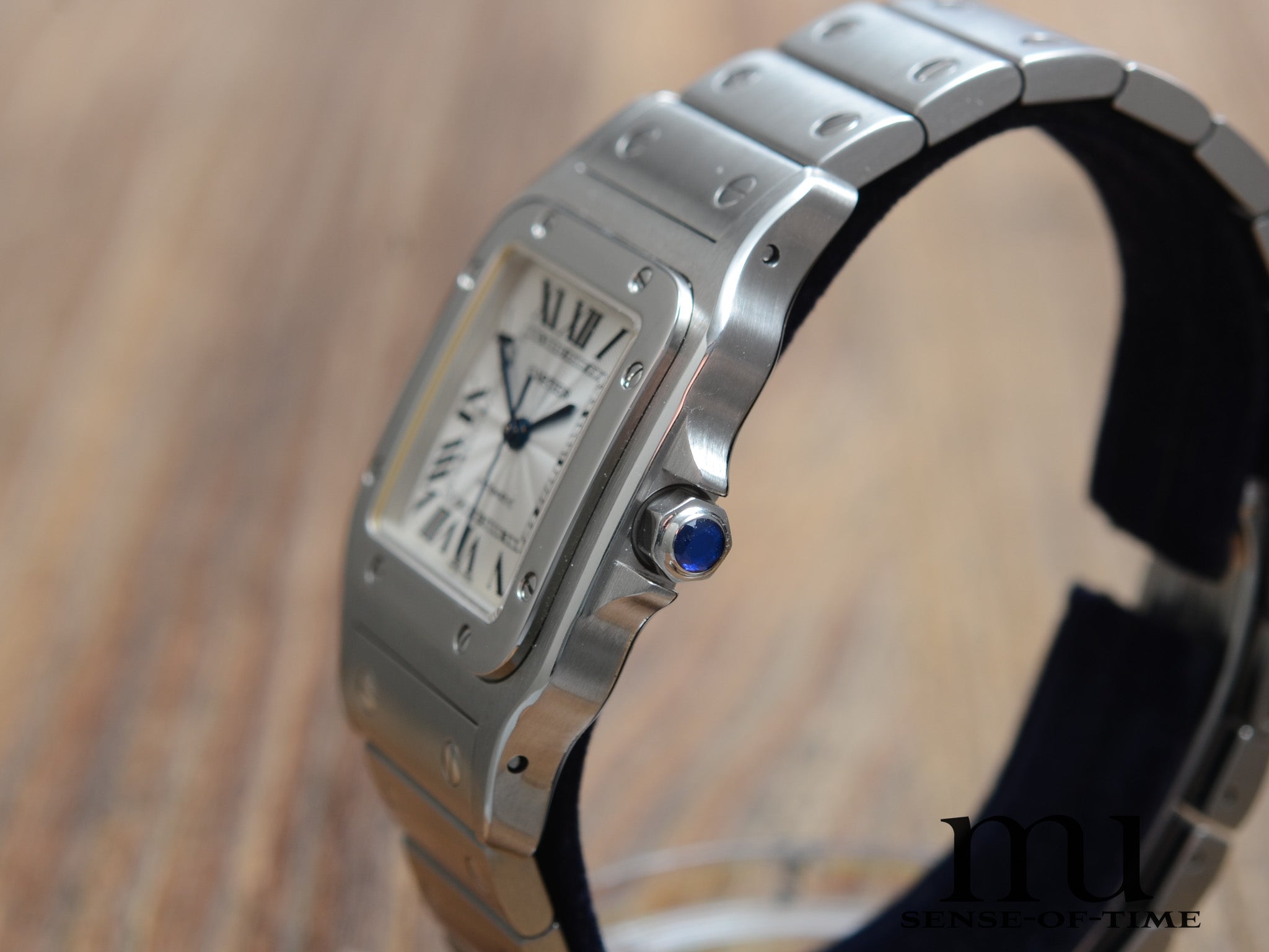 Cartier Santos Galbée Automatik Stahl Medium, NOS, Ref.: 2319