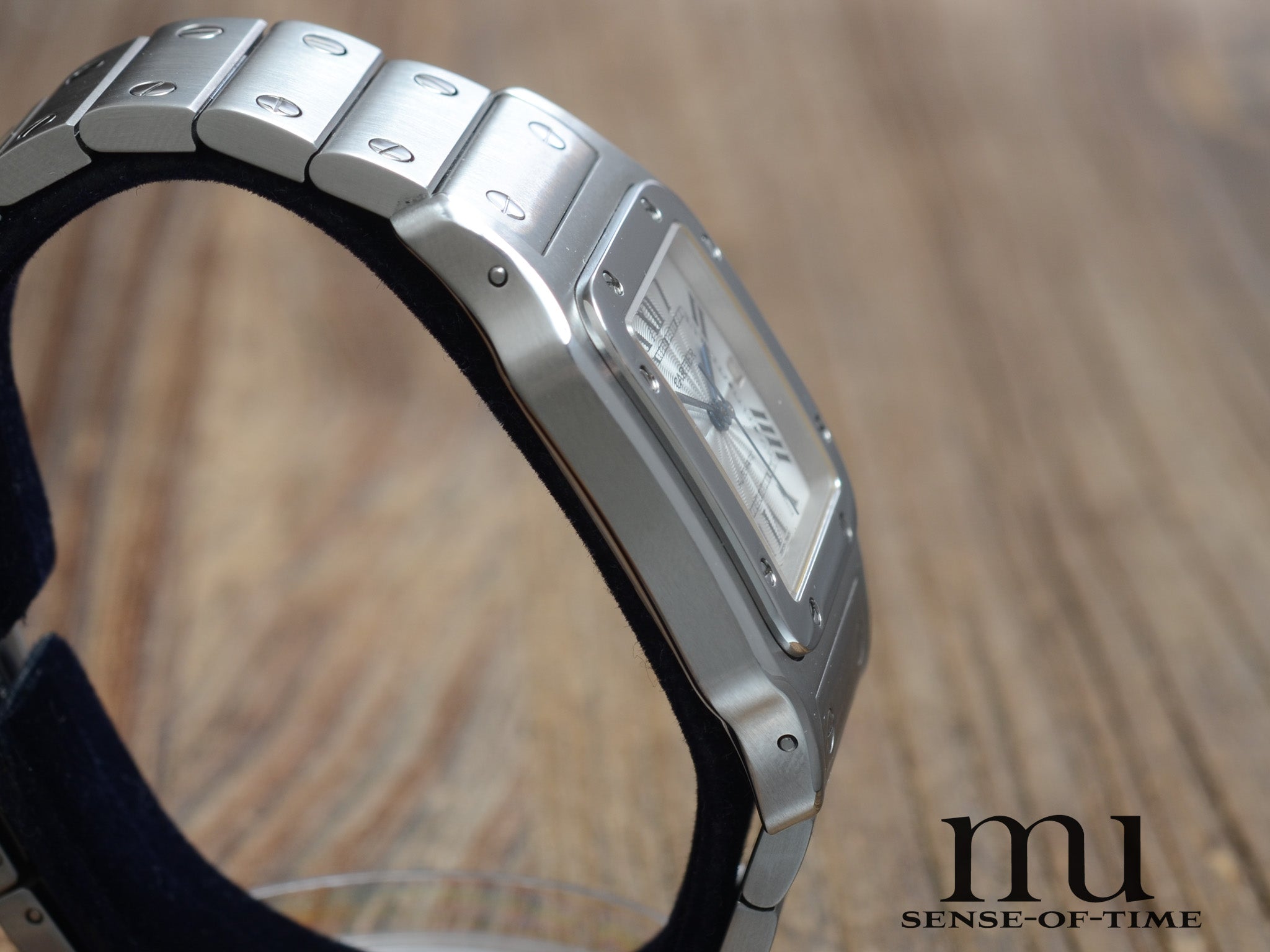 Cartier Santos Galbée Automatik Stahl Medium, NOS, Ref.: 2319