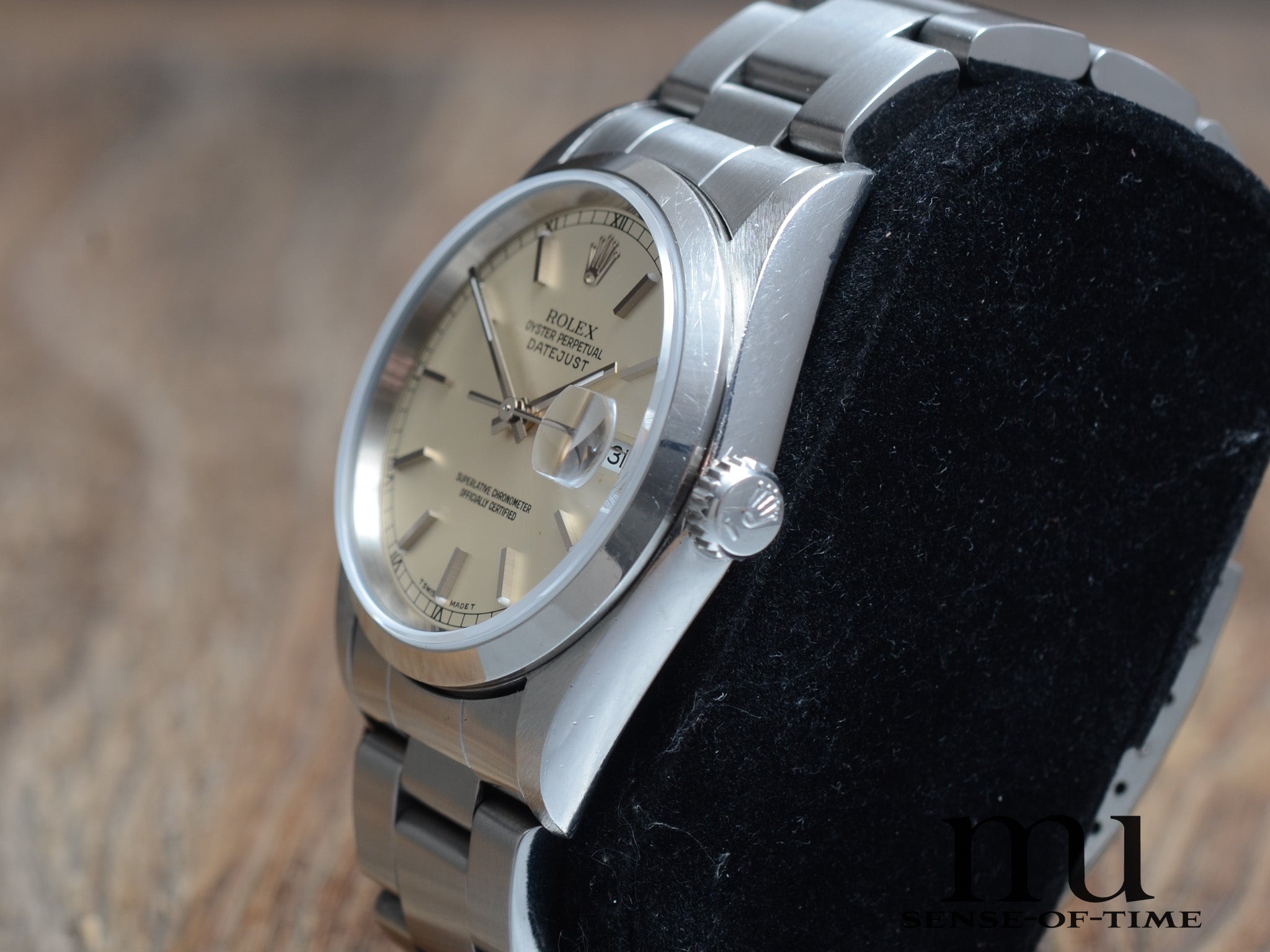 Rolex Oyster Perpetual Datejust 36mm, Oyster-Bracelet, Ref. 16200