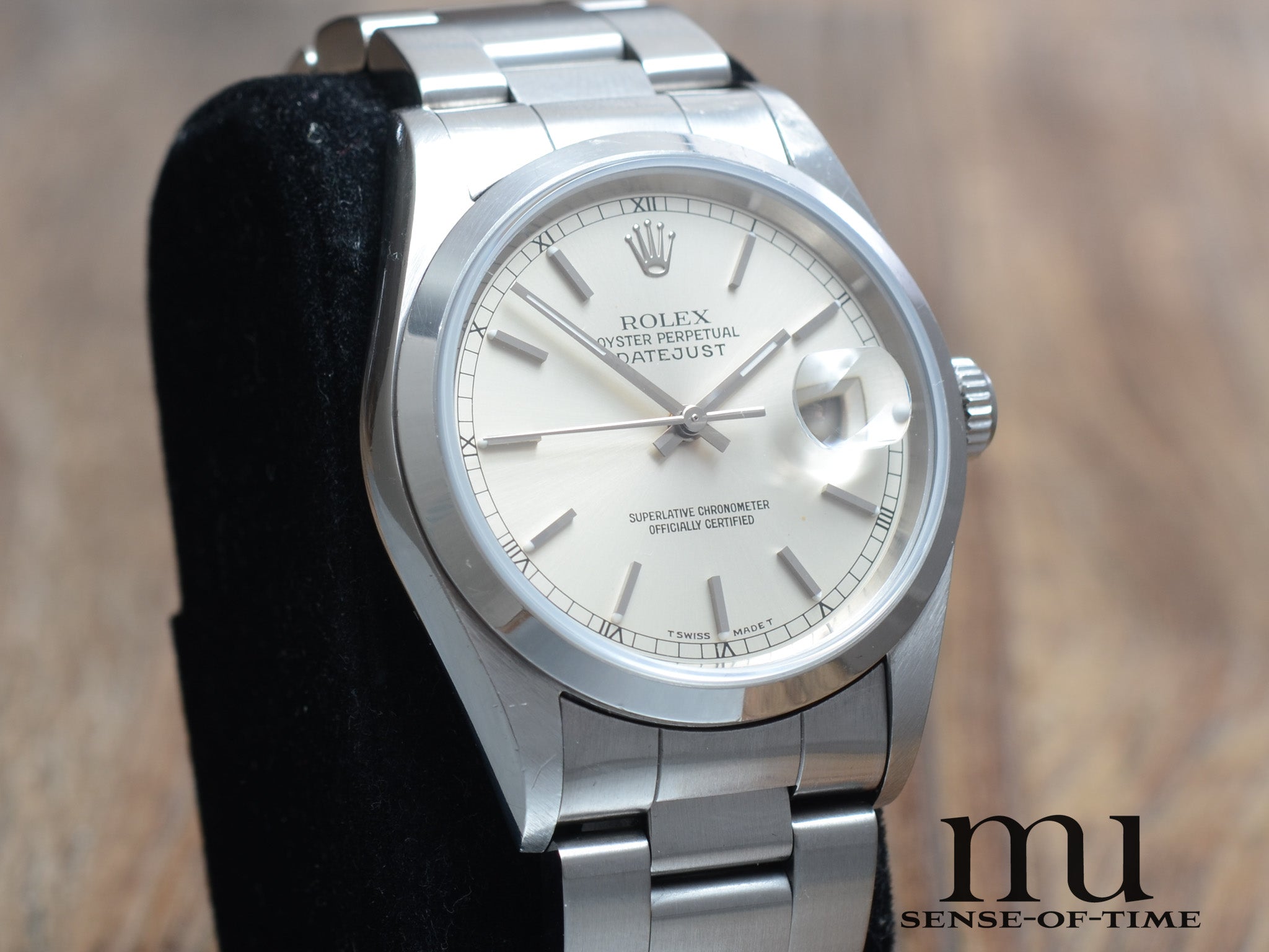 Rolex Oyster Perpetual Datejust 36mm, Oyster-Bracelet, Ref. 16200