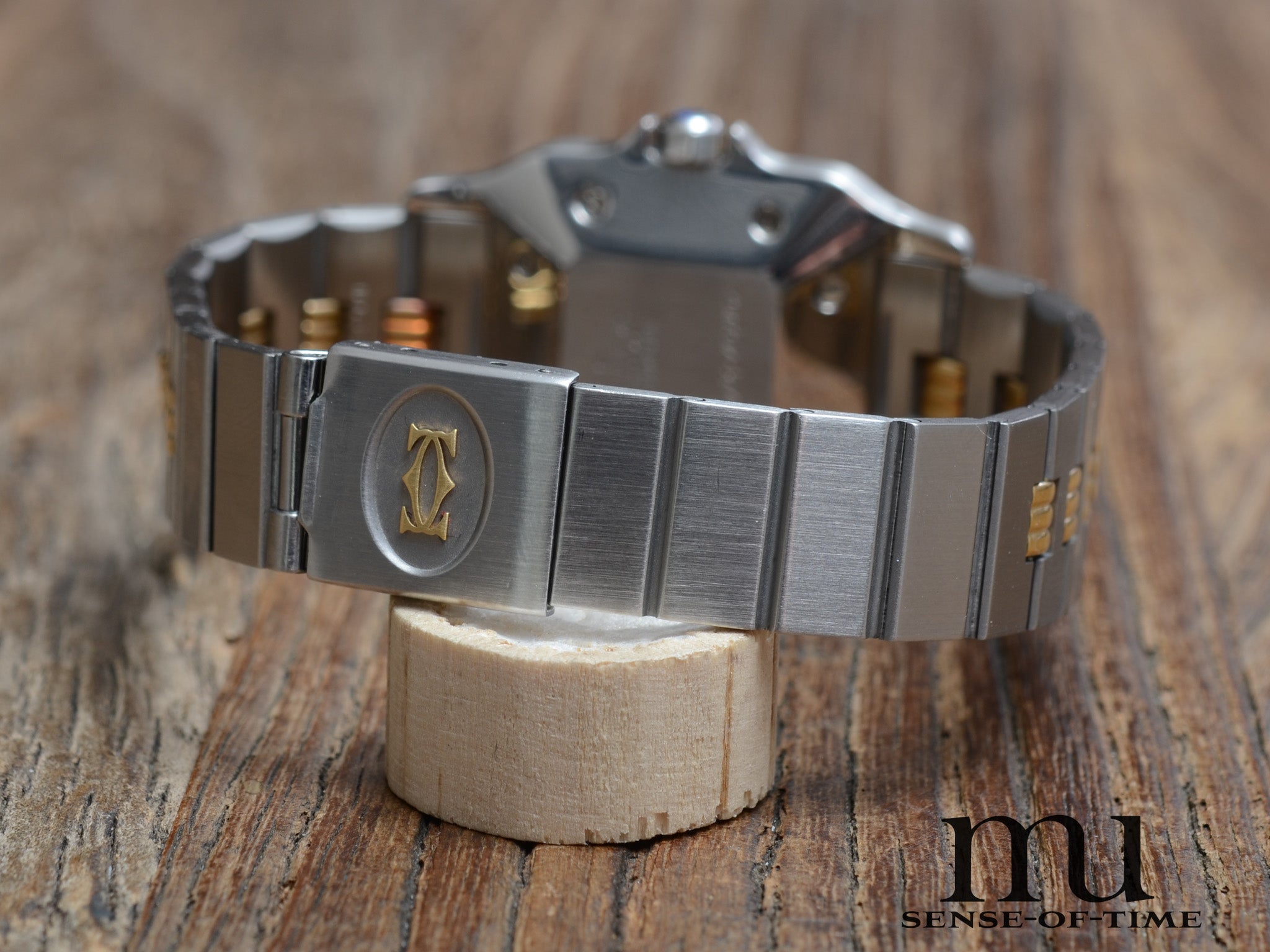 Cartier Santos de Cartier Galbée Automatik Stahl/Gold, Ref.: 2961