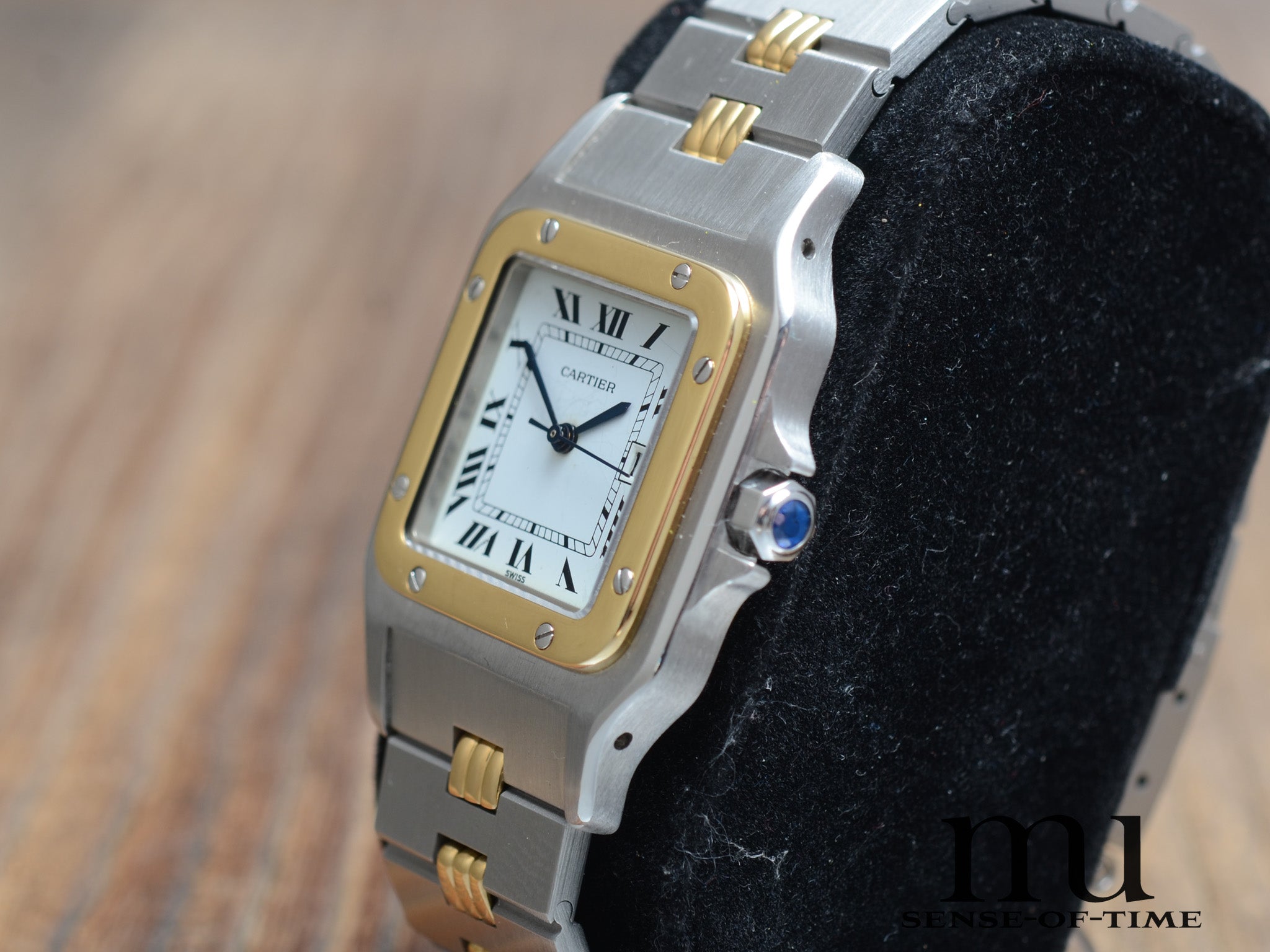 Cartier Santos de Cartier Galbée Automatik Stahl/Gold, Ref.: 2961