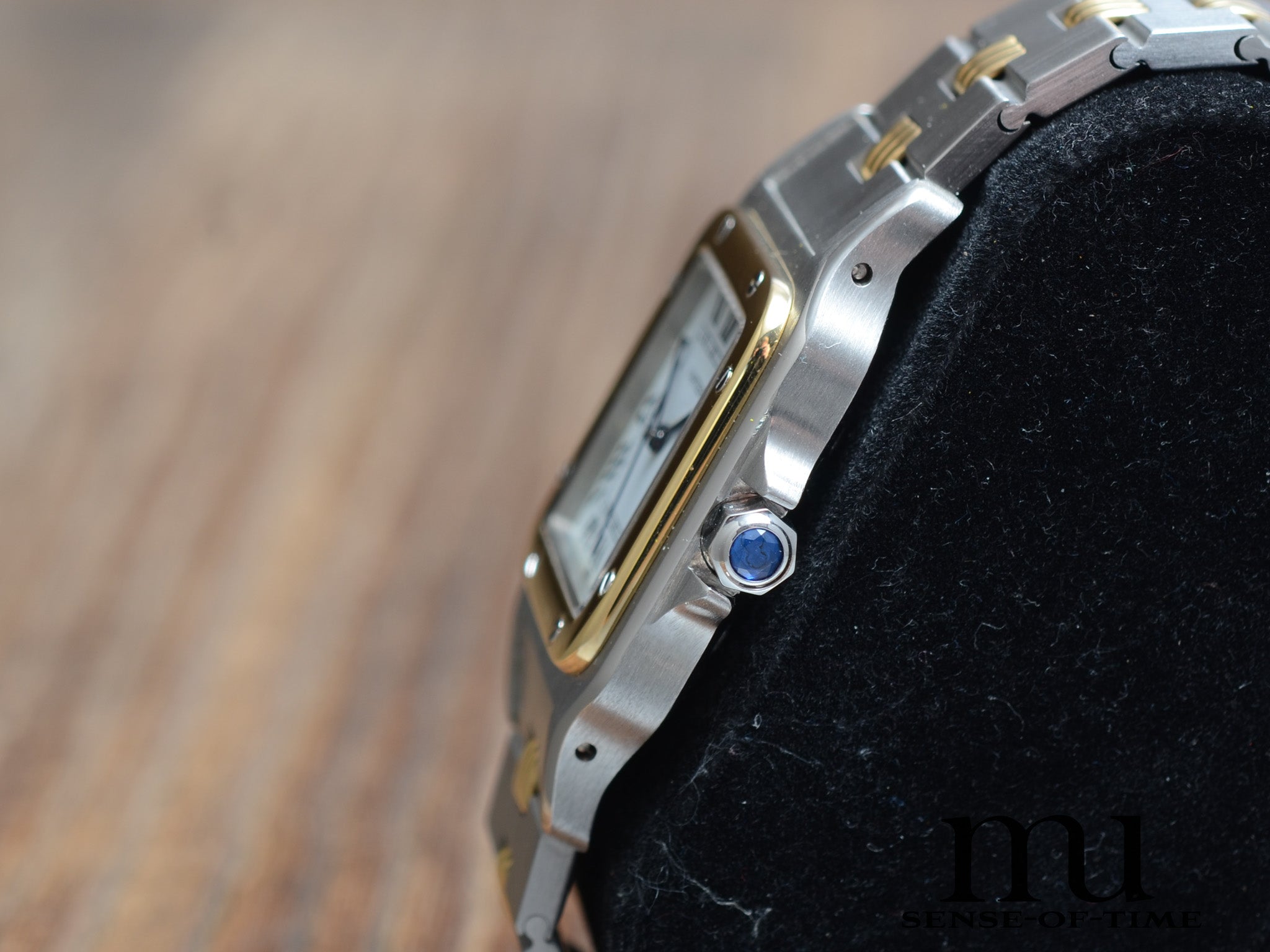 Cartier Santos de Cartier Galbée Automatik Stahl/Gold, Ref.: 2961