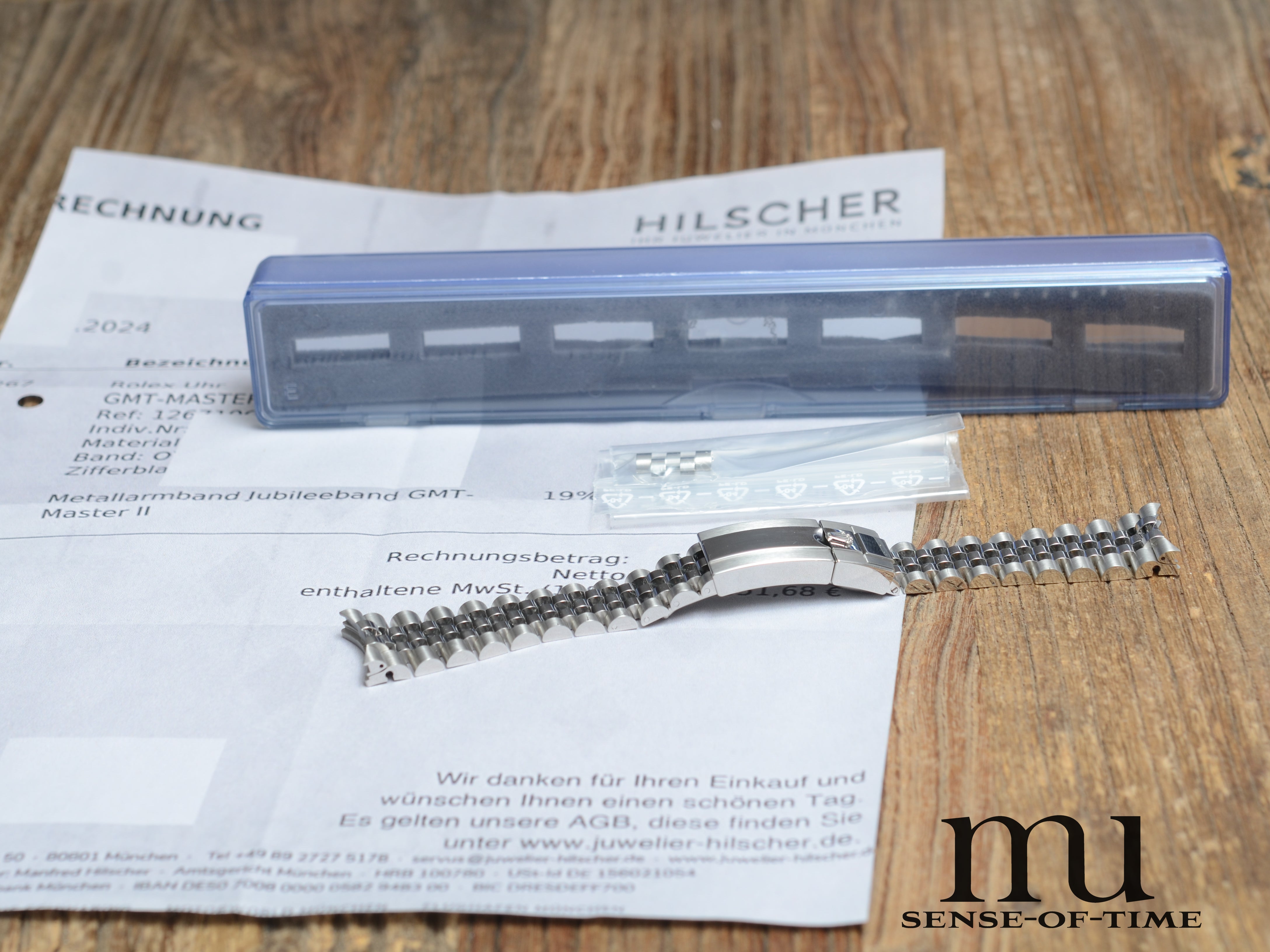 Zubehör: Rolex Jubilee-Bracelet für Rolex GMT Master 126710 in Edelstahl, Ref.: 69200