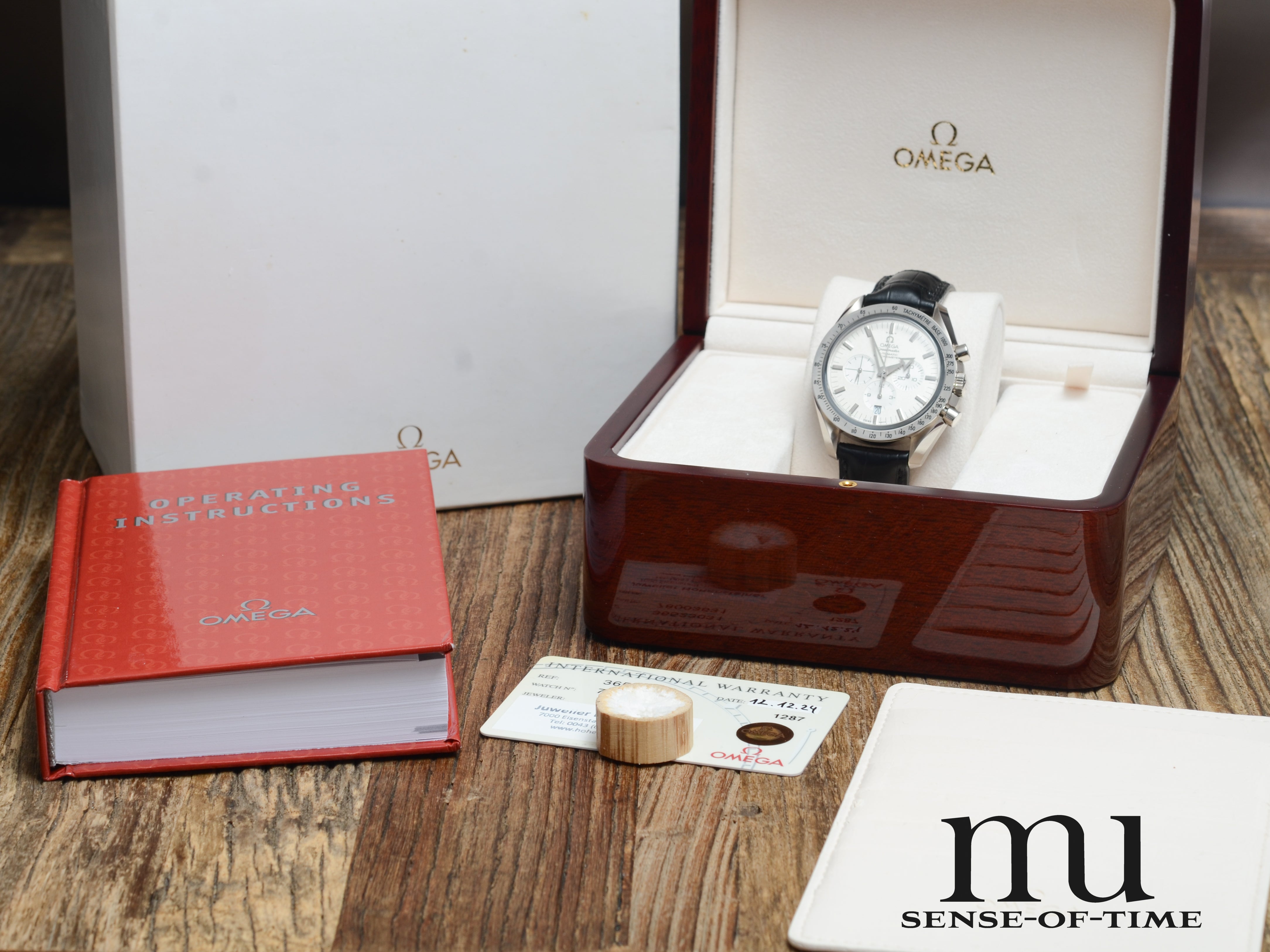 Omega Speedmaster Broad Arrow 18kt Weißgold, Ref.: 3652.30.31