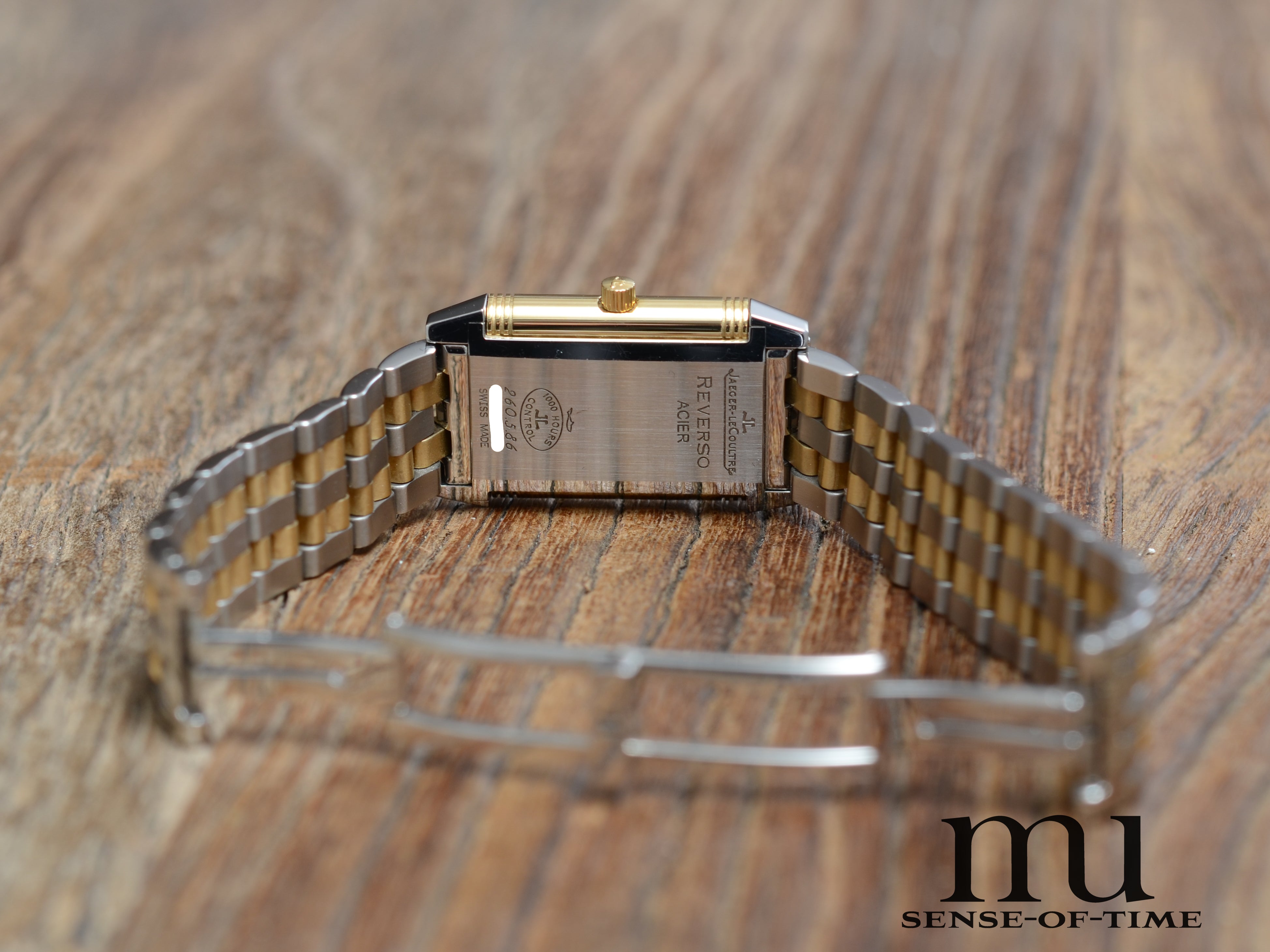 Jaeger leCoultre Reverso Lady Stahl/Gold, Ref: 260.5.86